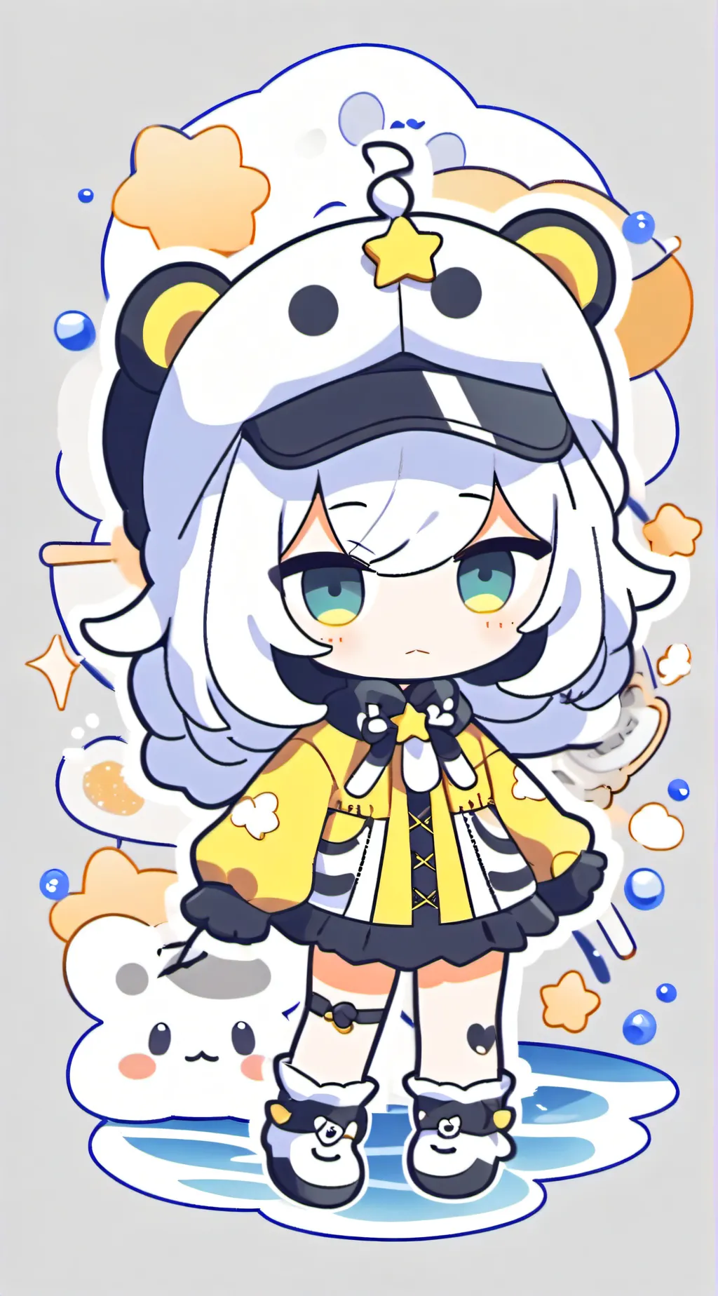 ai character: Luna background