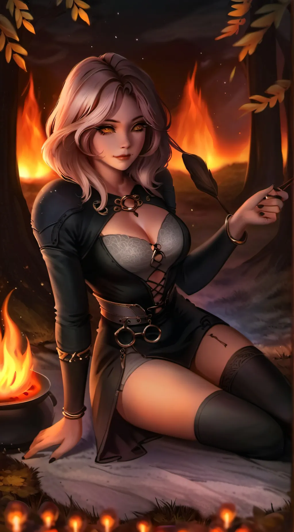 ai character: melina background