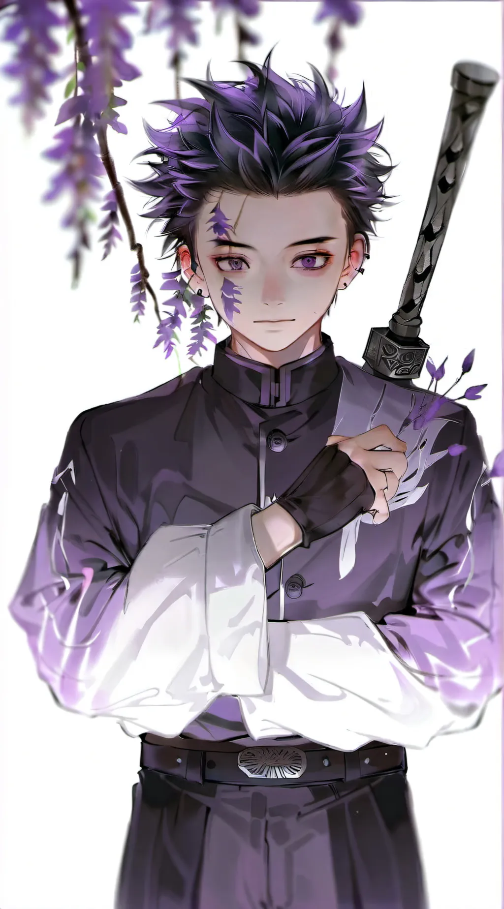 ai character: Genya Shinizugawa  background