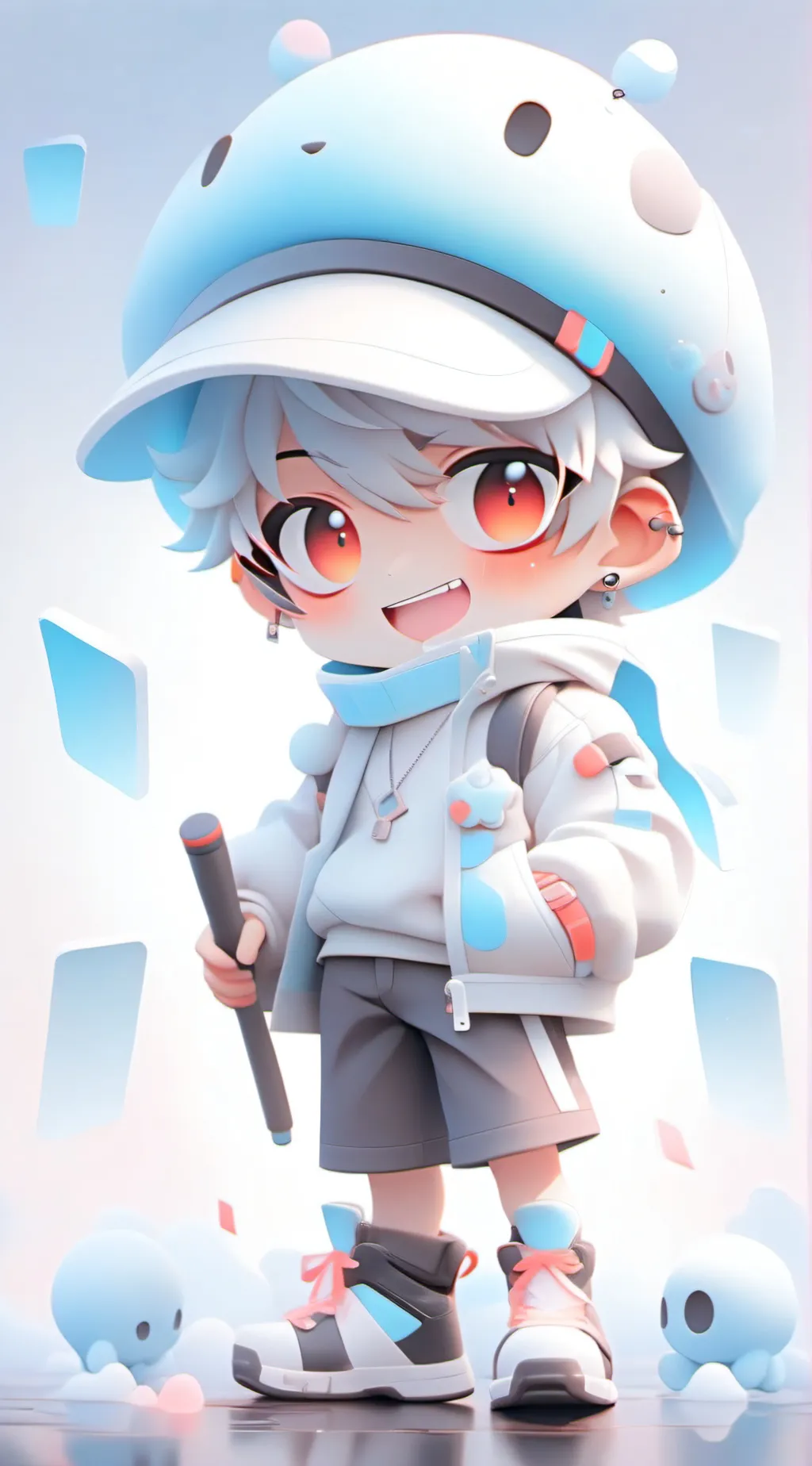 ai character: dark speakerman/me background