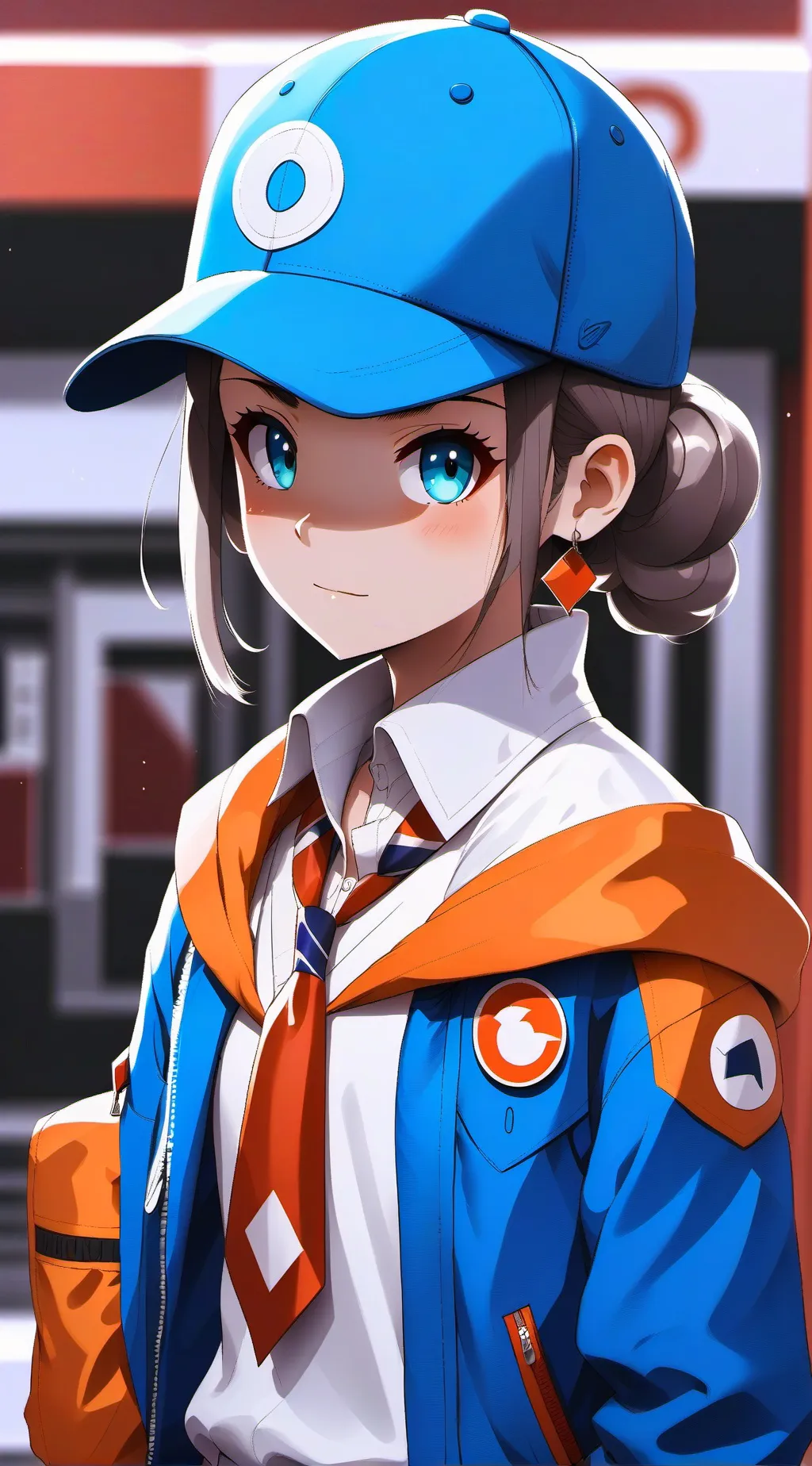 ai character: Deku and mina background