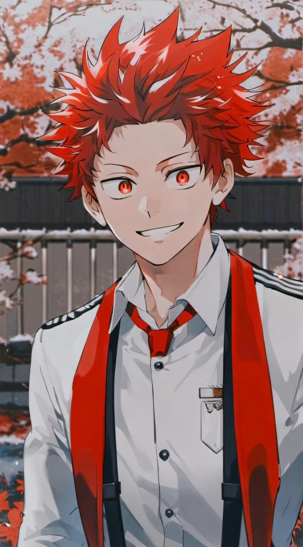 ai character: Kirishima Eijiro background