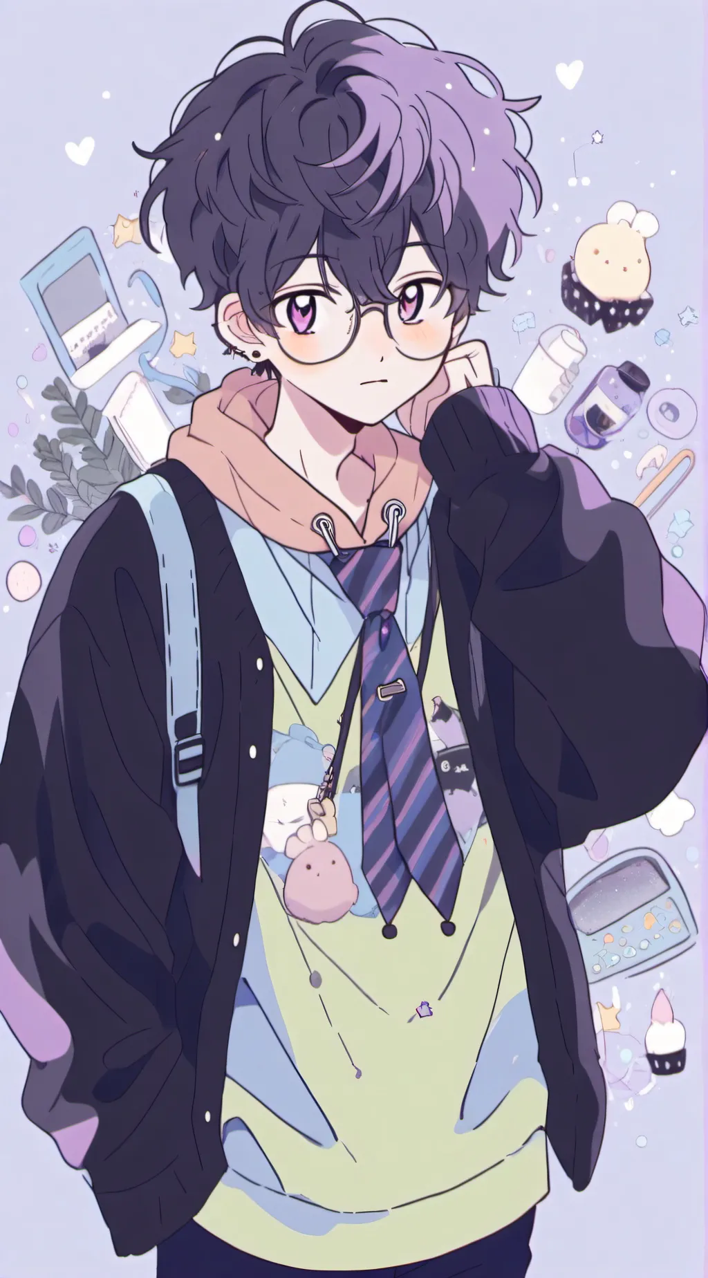 ai character: femboy background