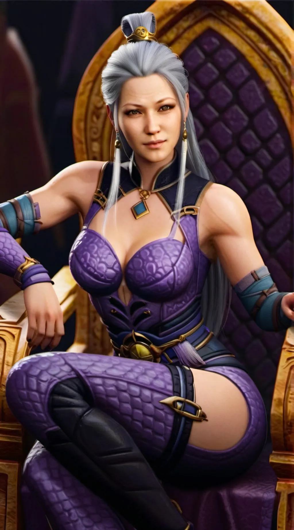 ai character: Sindel  background