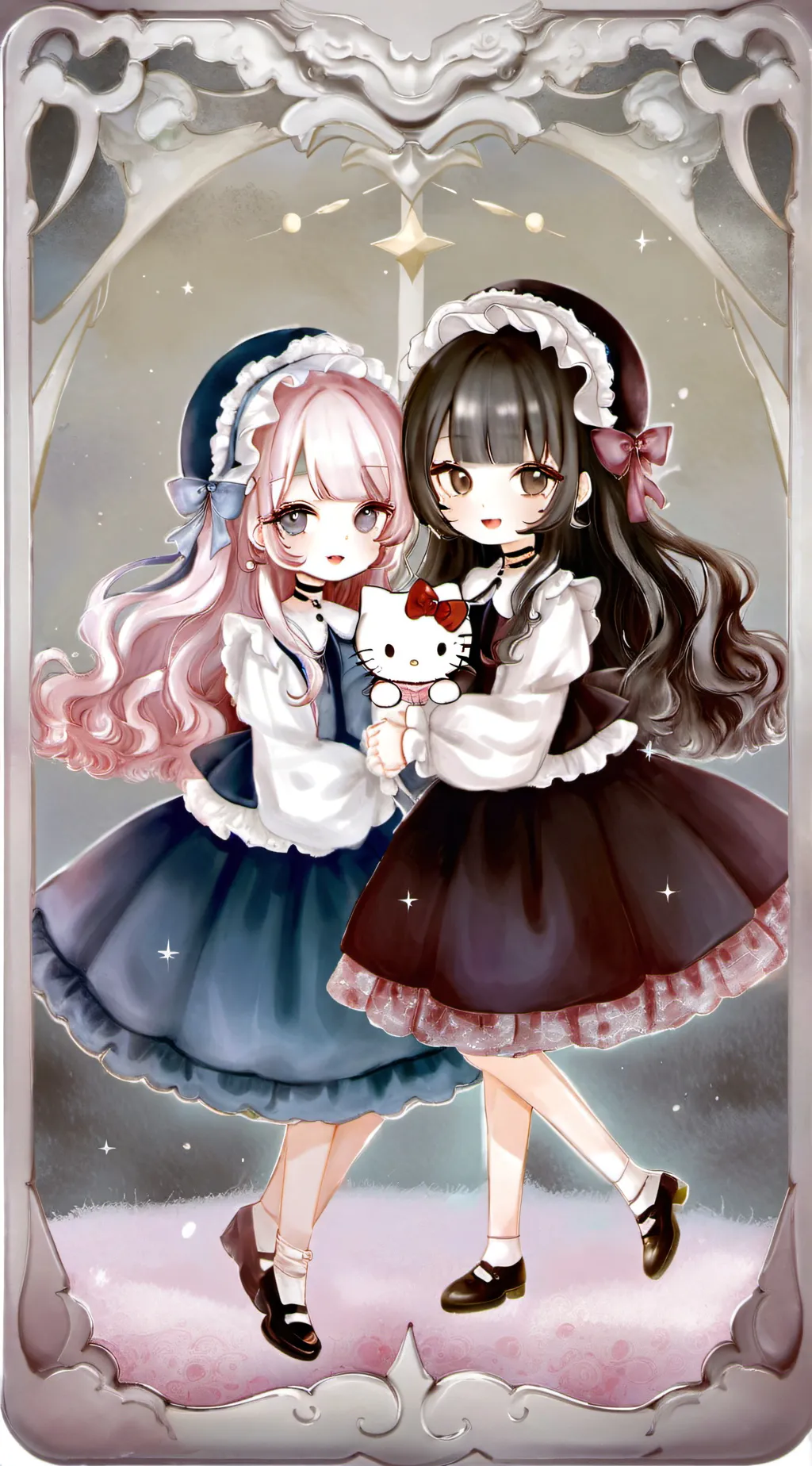 ai character: lily and rose🍯 background