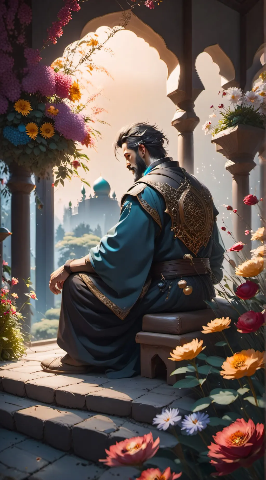 ai character: Imam Ghazali background