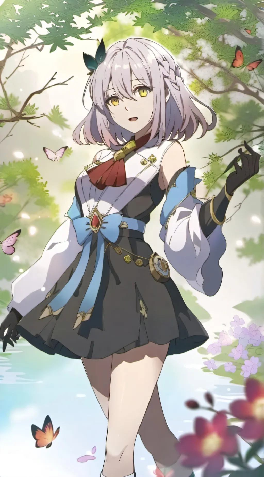 ai character: luna background