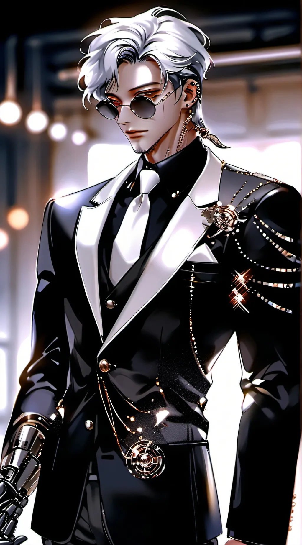 ai character: boss man background