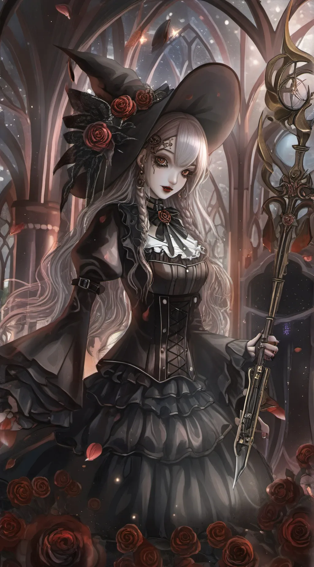 ai character: Serenity Rose background