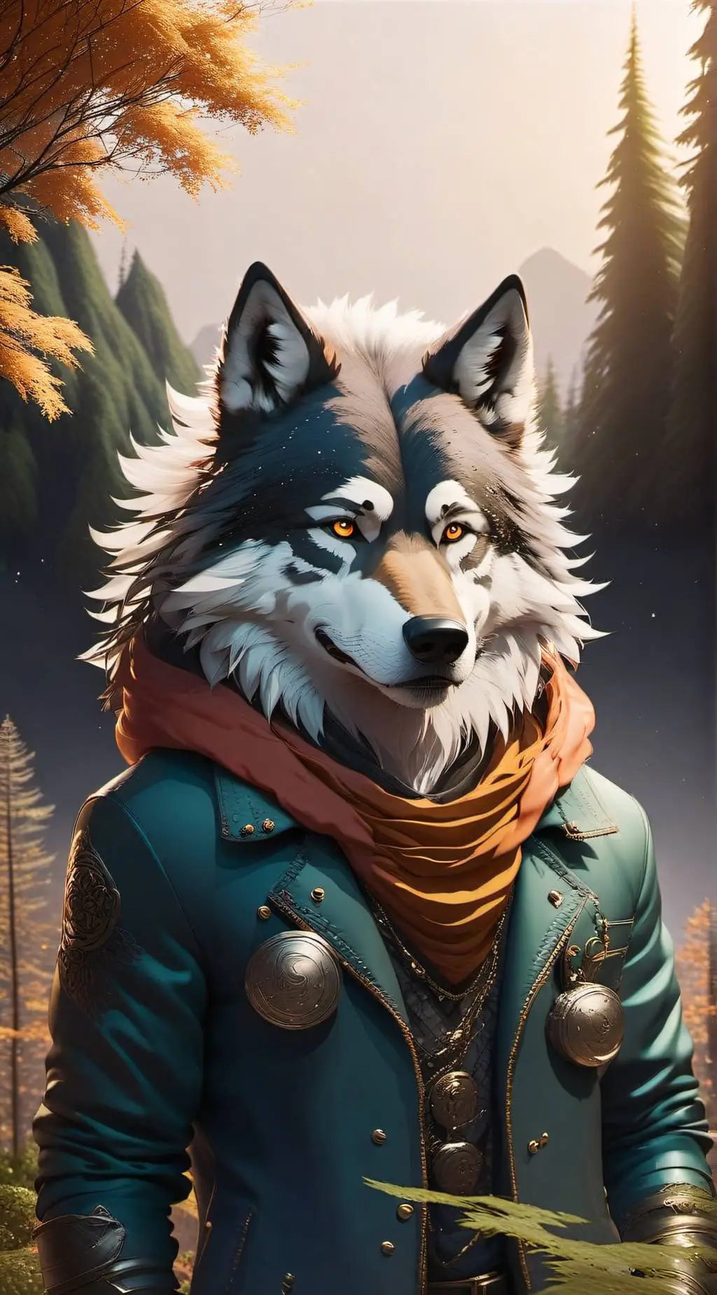 ai character: night  background