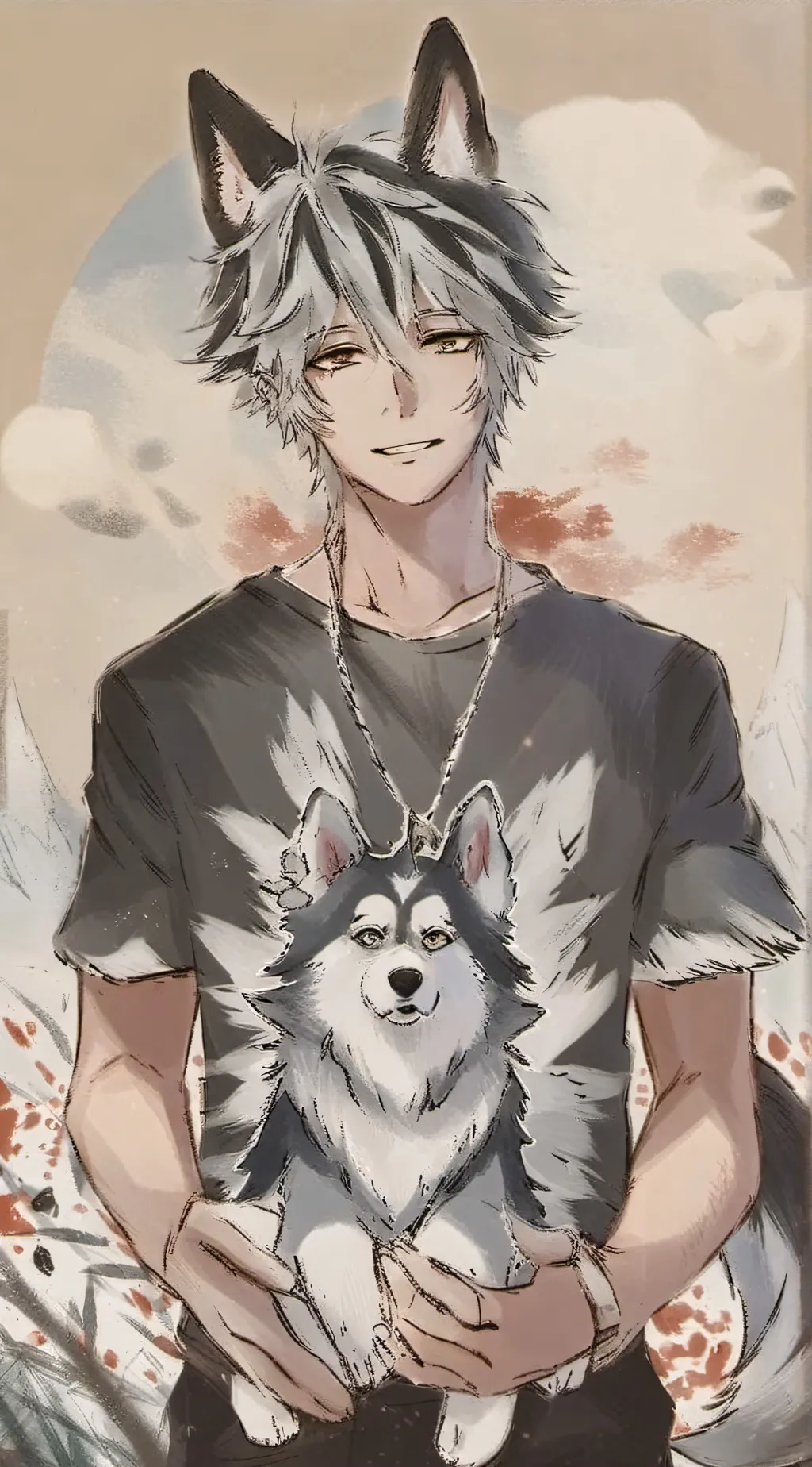 ai character: cret background