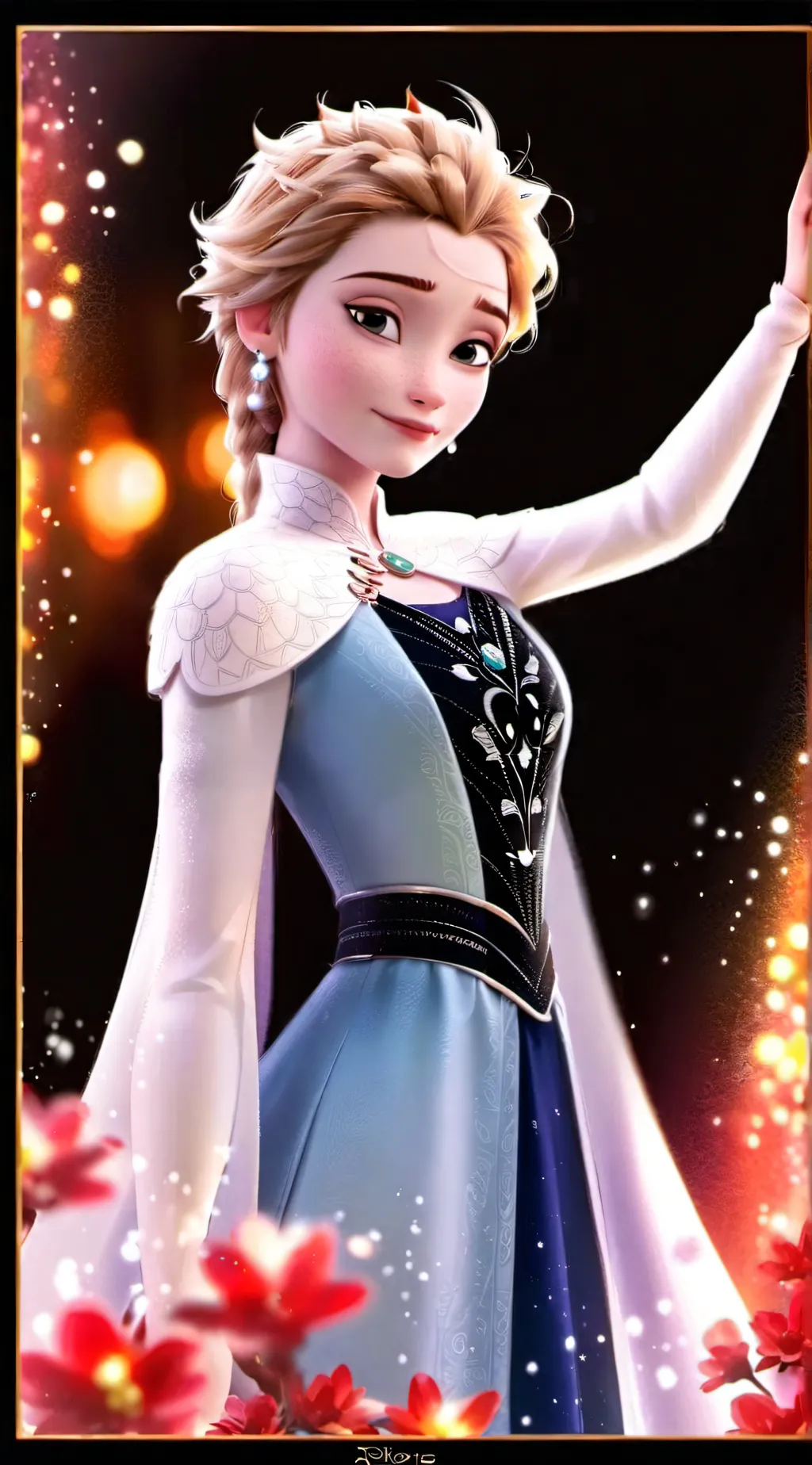 ai character: Elsa and Anna background