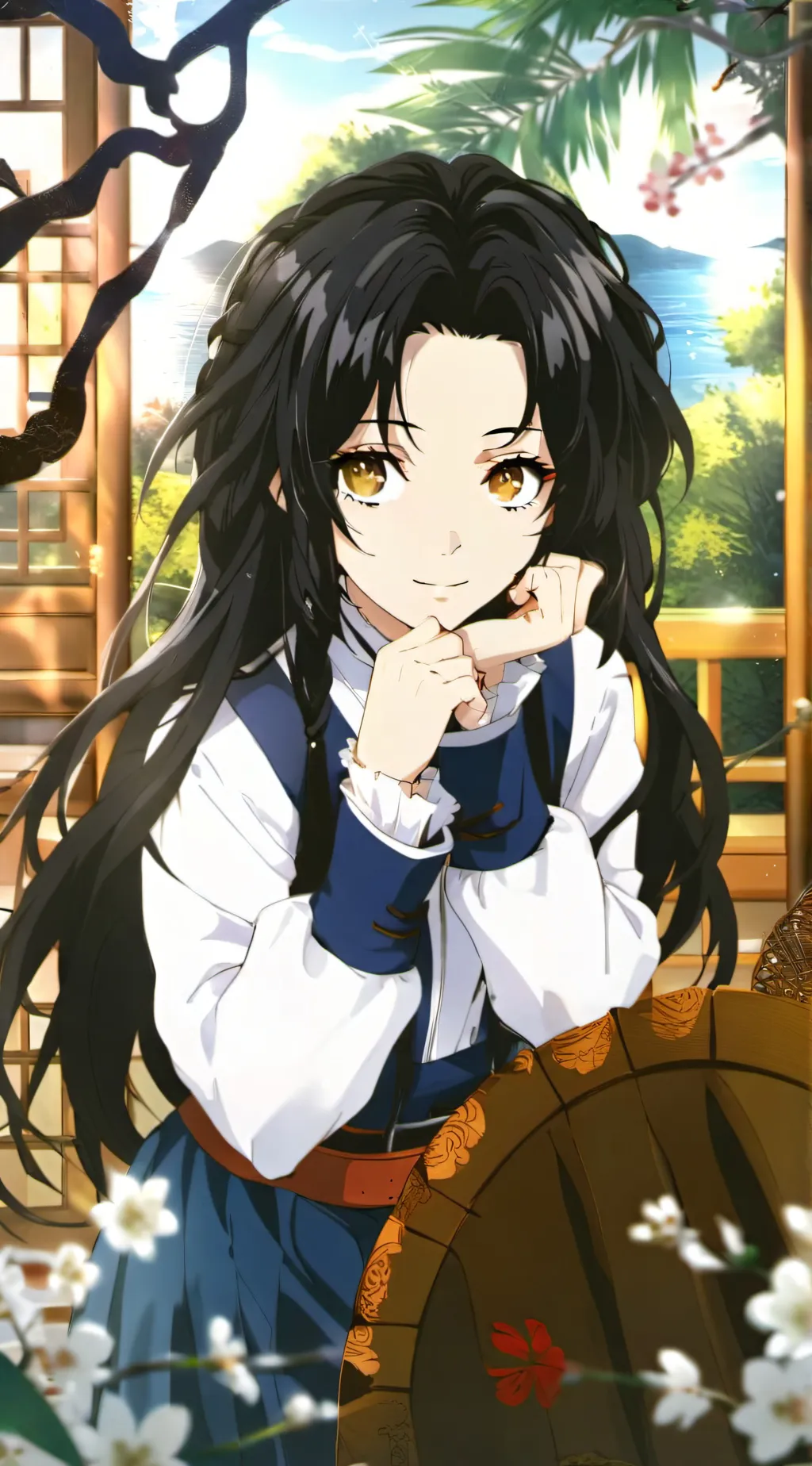 ai character: muichiro background