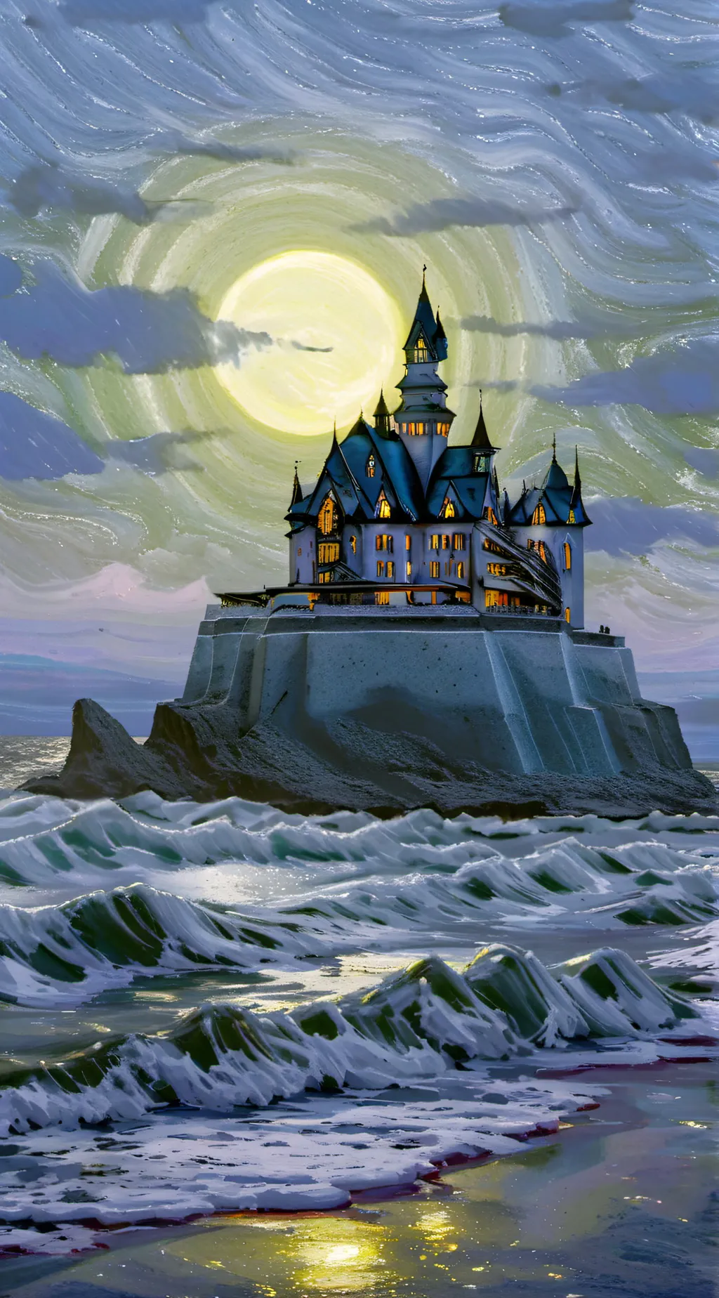 ai character: Hogwarts  background