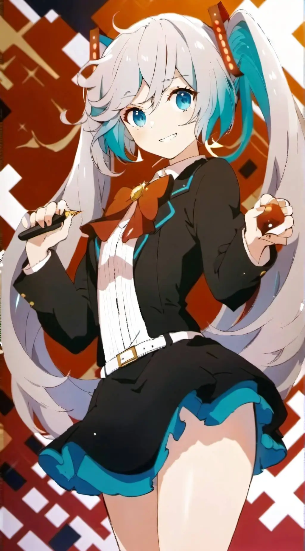 ai character: Hatsune Miku background