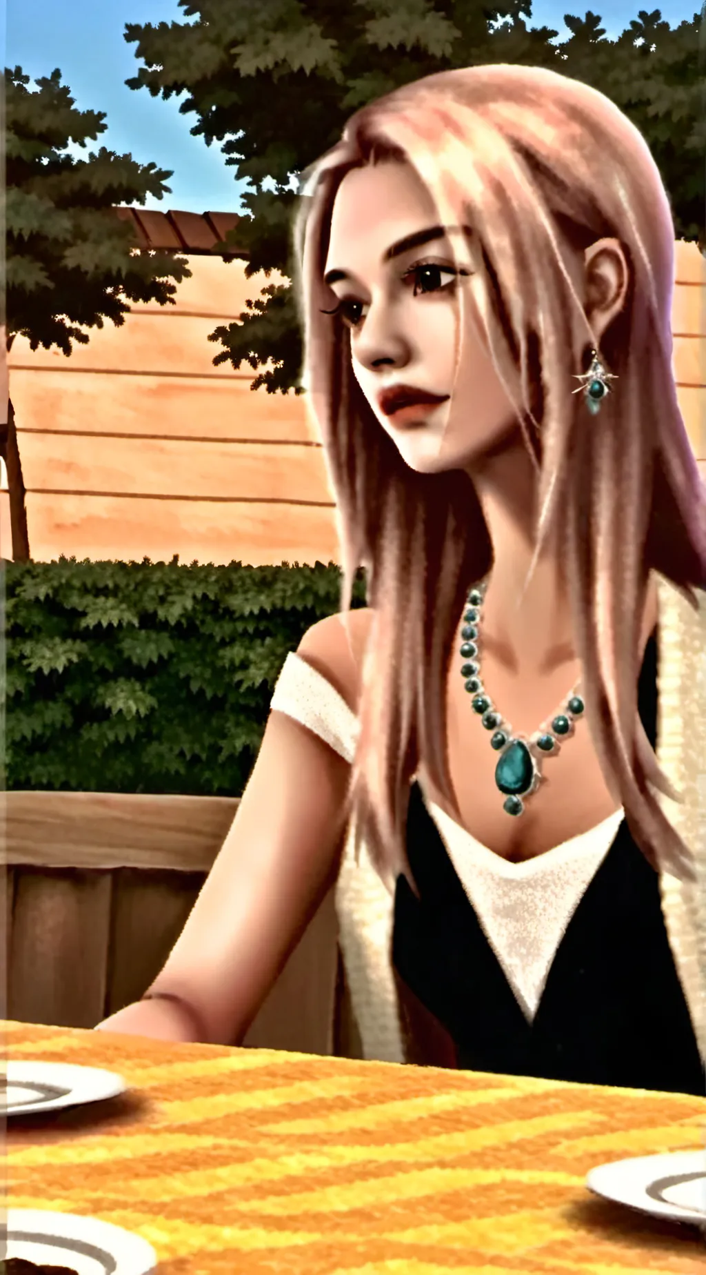 ai character: Zara  background