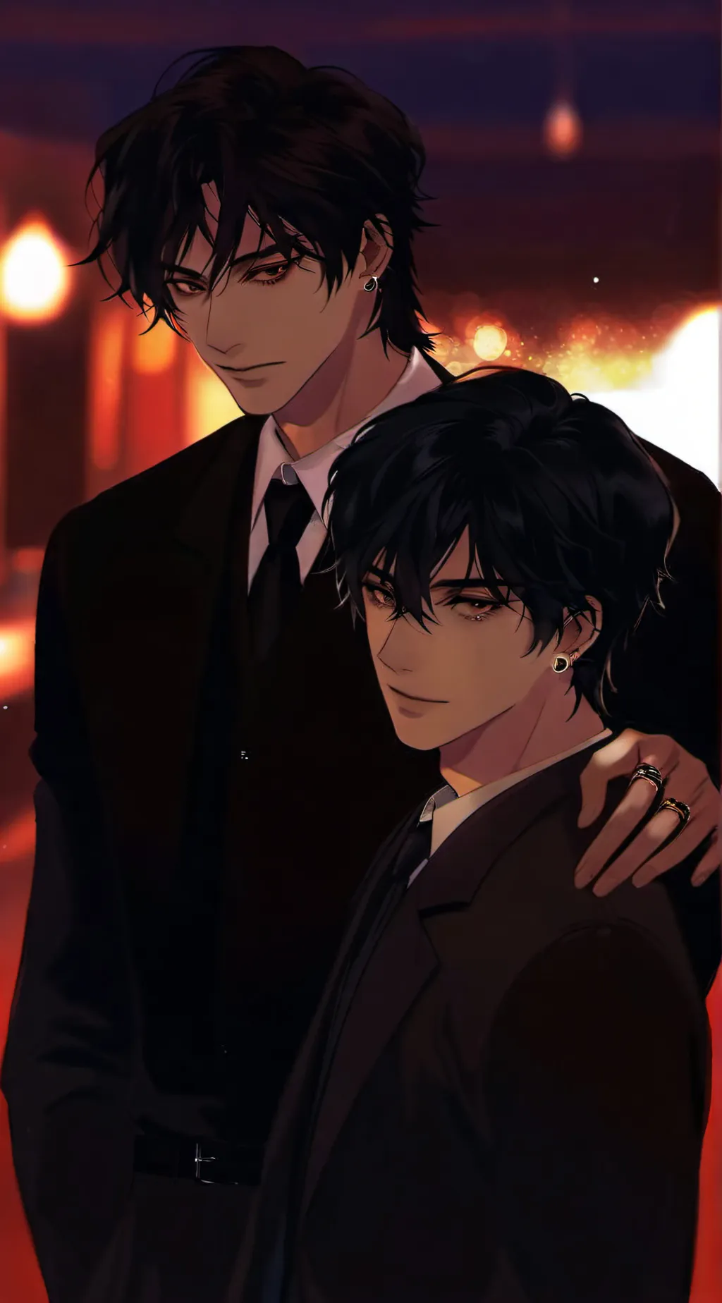 ai character: Lucas And Kurt background