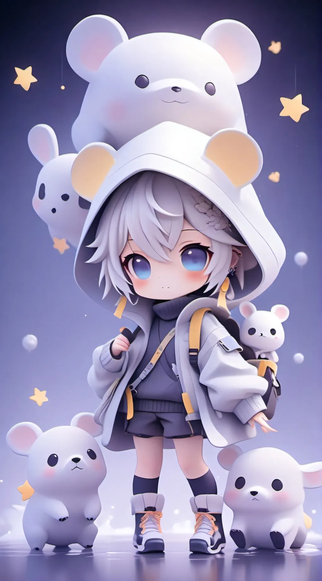 ai character: ever- ester background