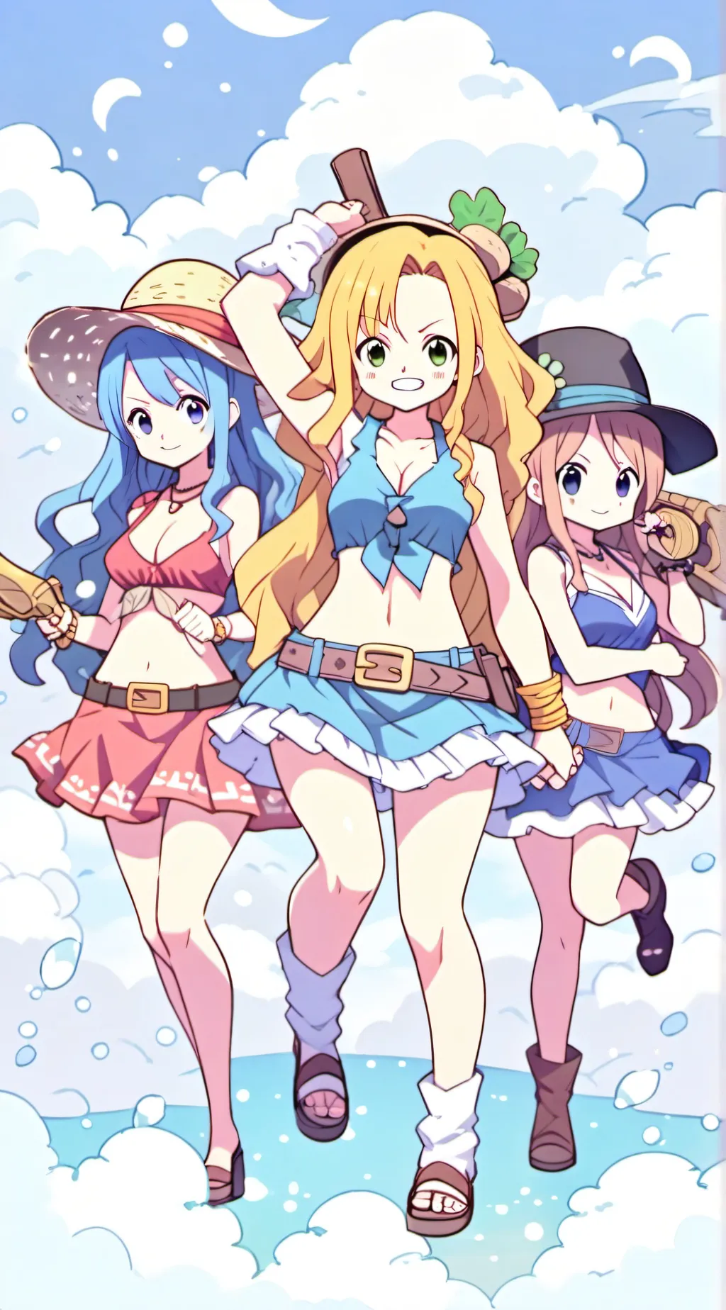 ai character: trio  background