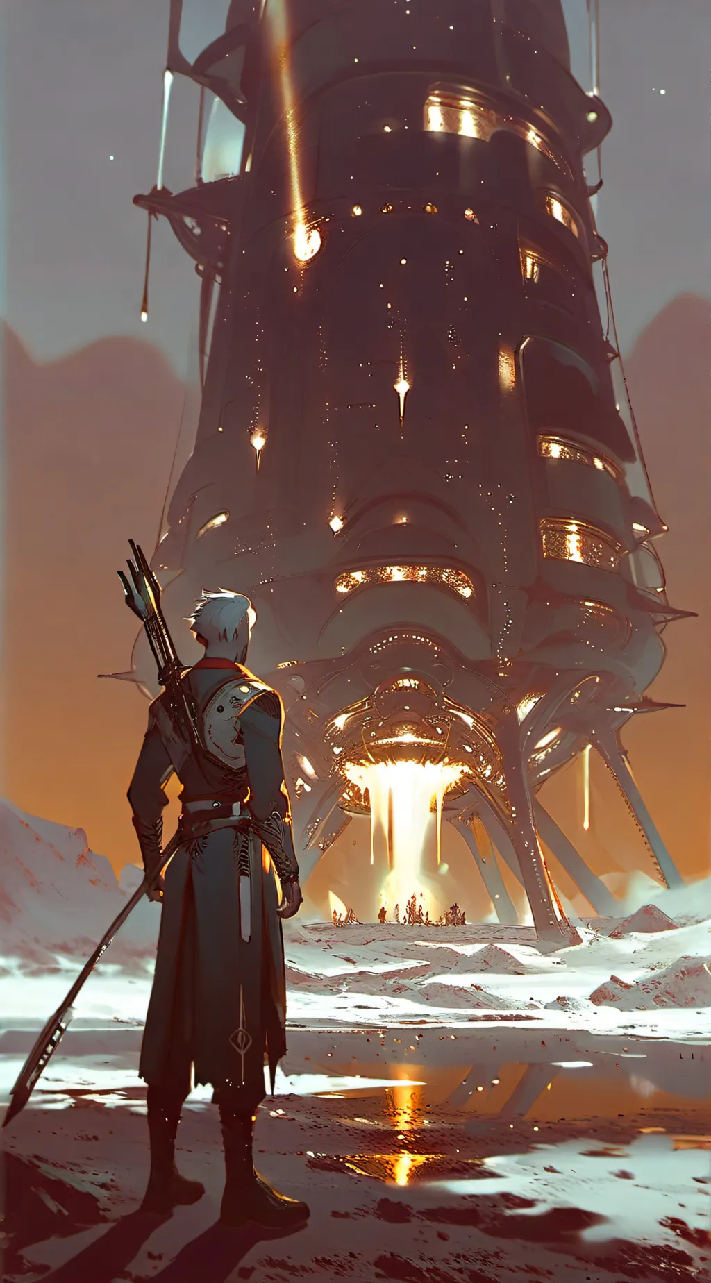 ai character: Cylinder background