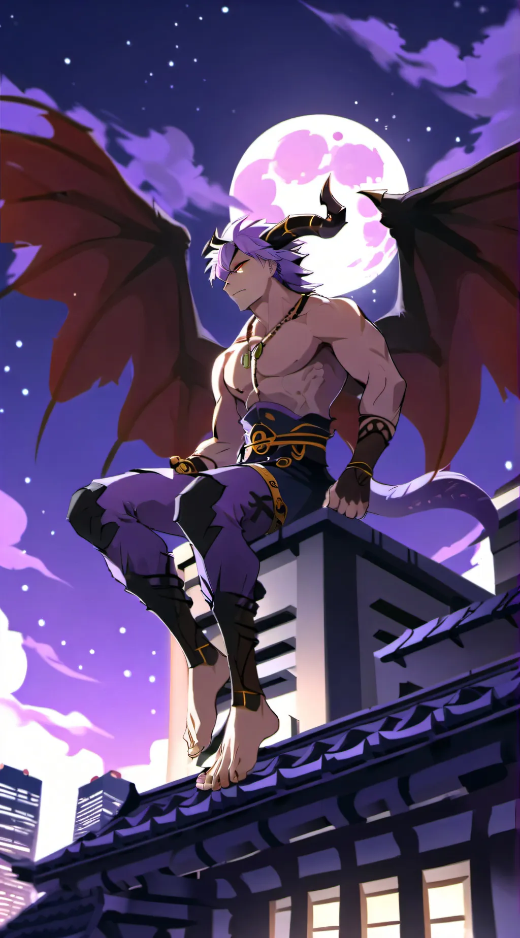 ai character: the king  background