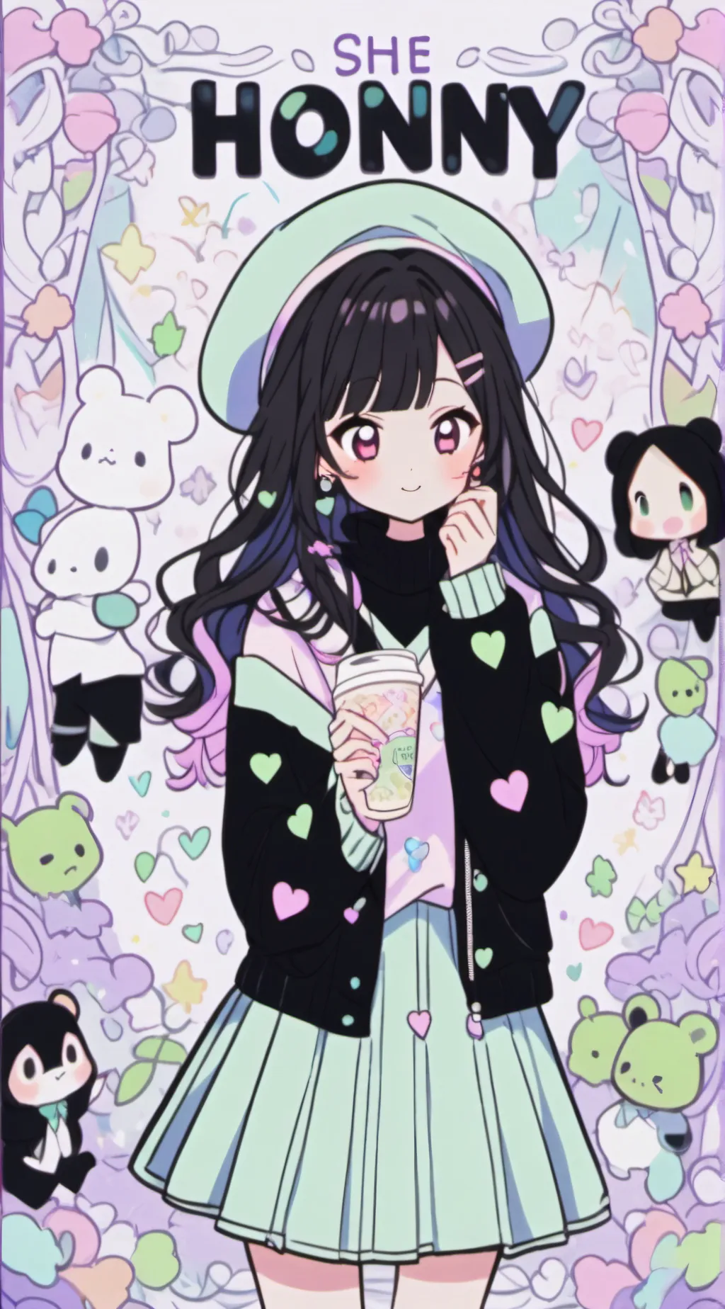 ai character: Aubrey  background