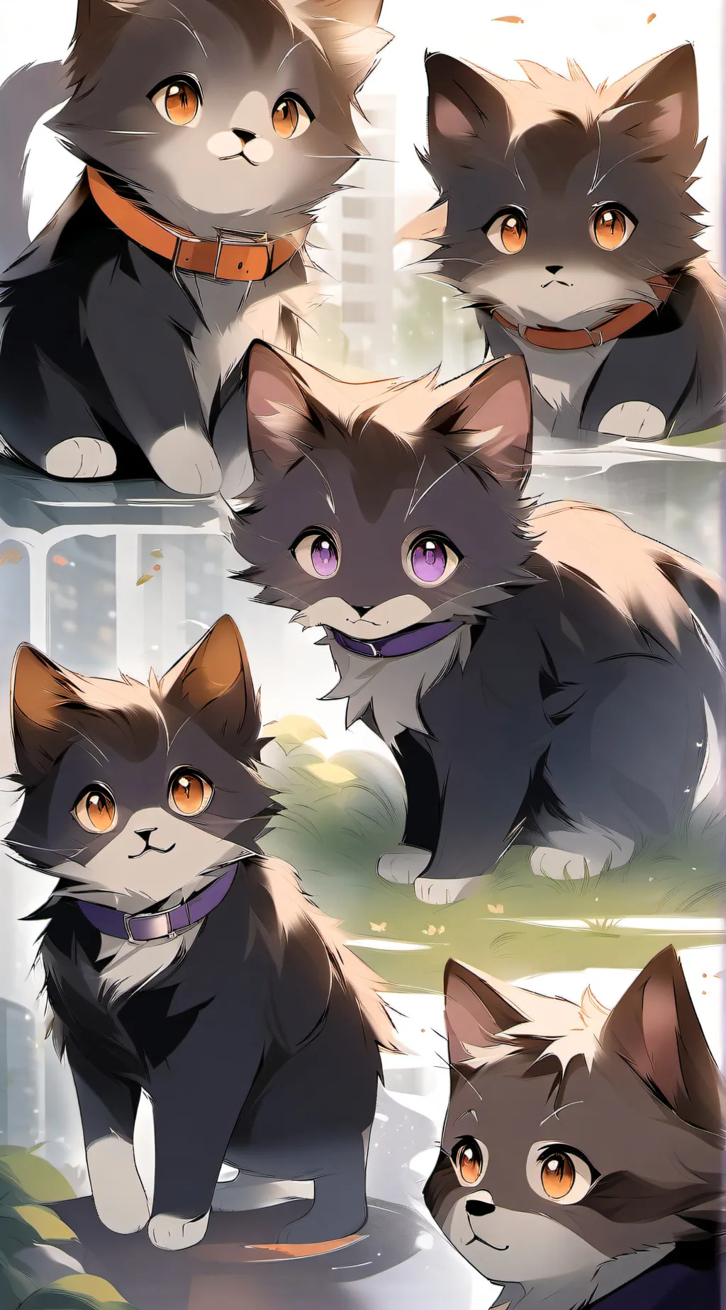 ai character: Yo Fav Black Catss background