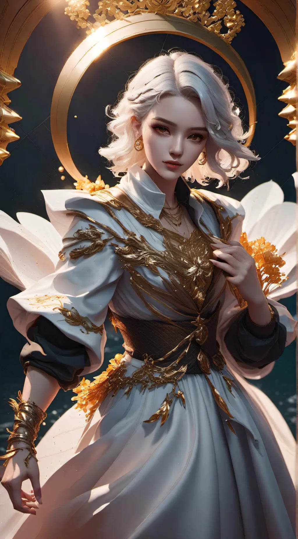ai character: Aphrodite  background