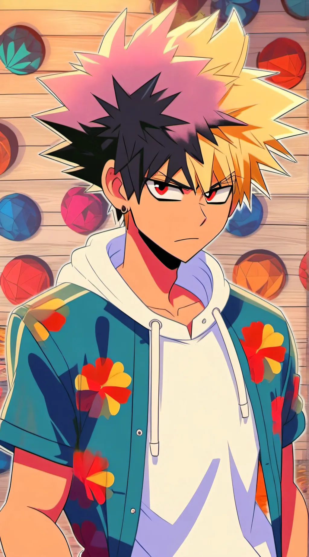 ai character: Bakugo background