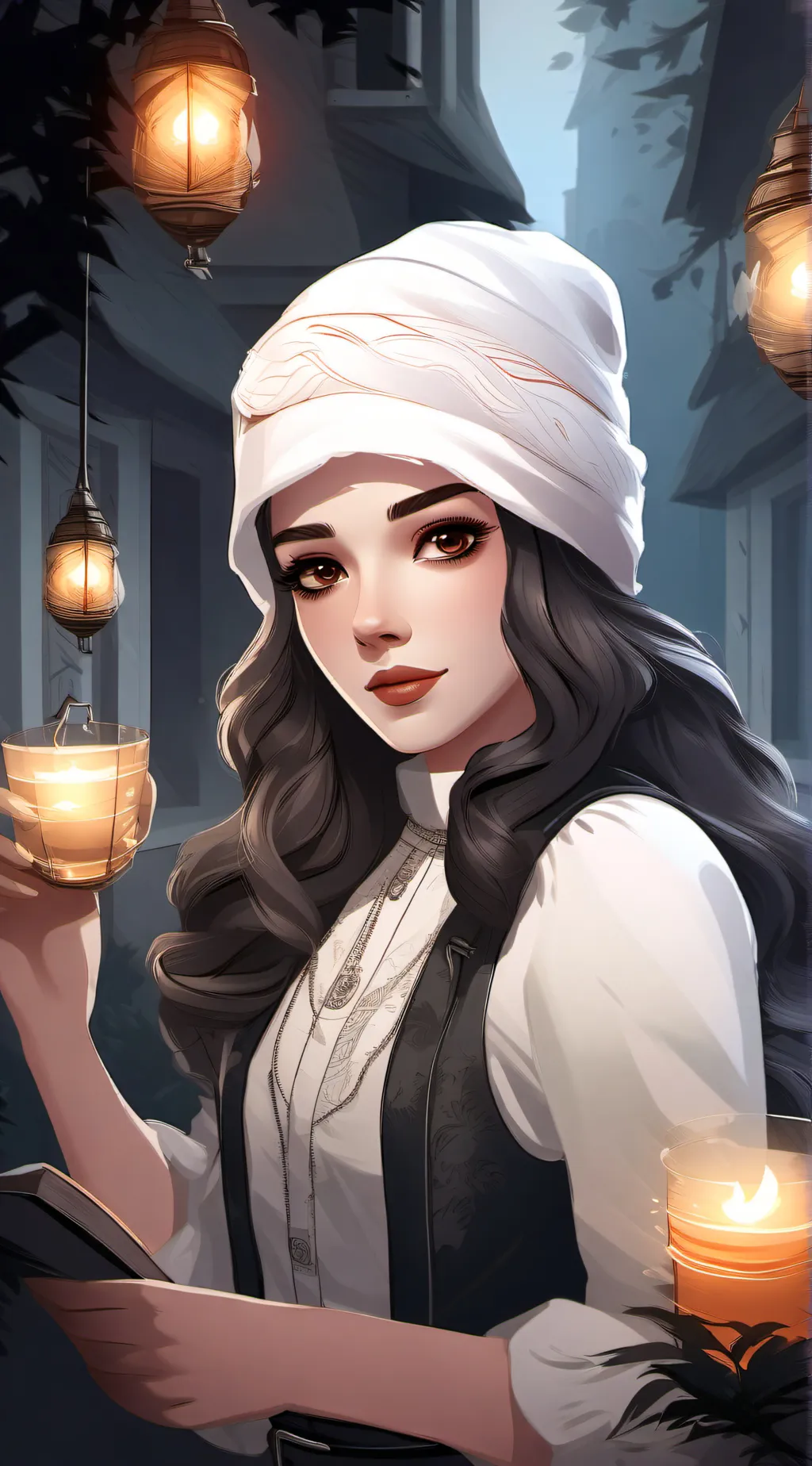 ai character: Zoey background