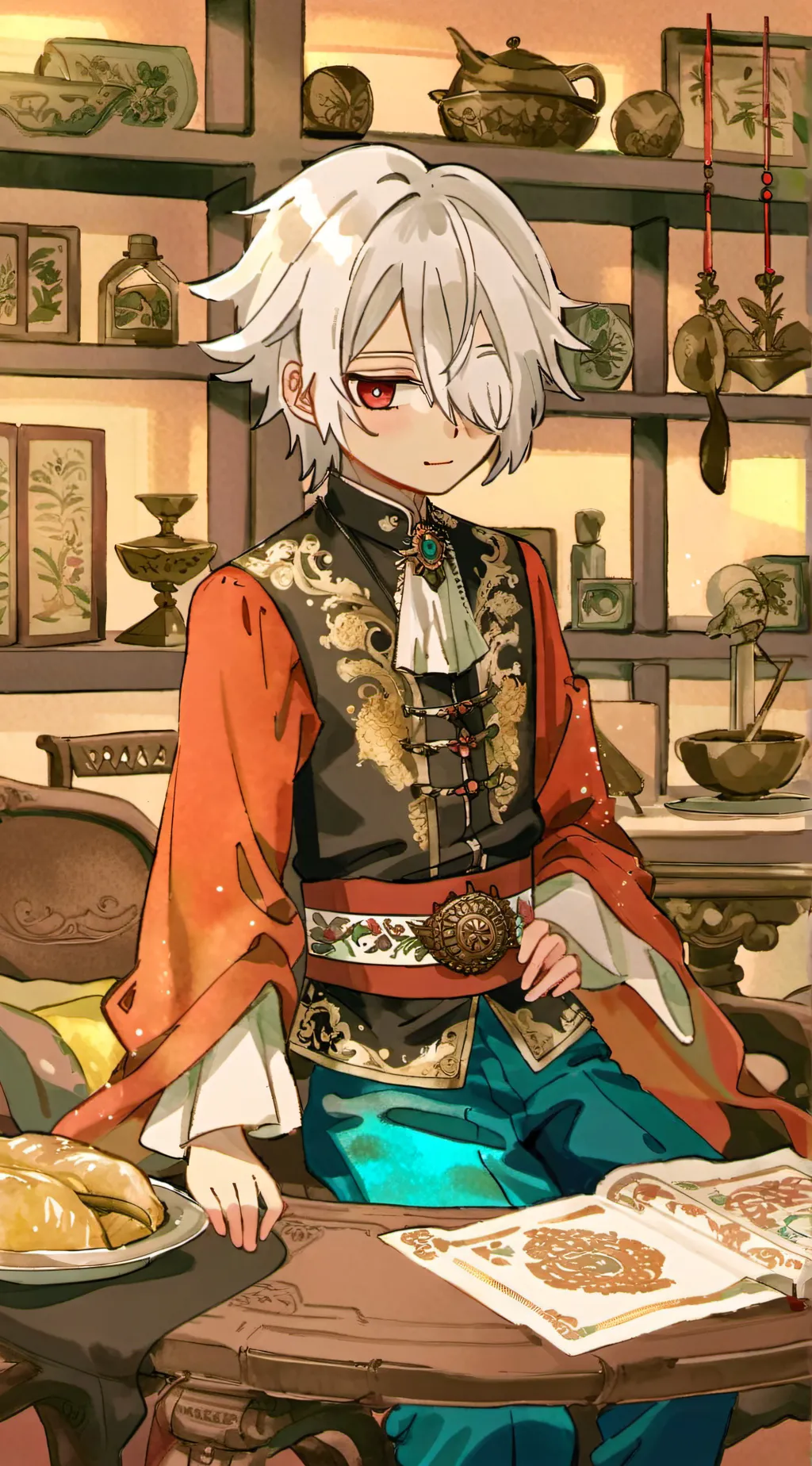 ai character: Tever background
