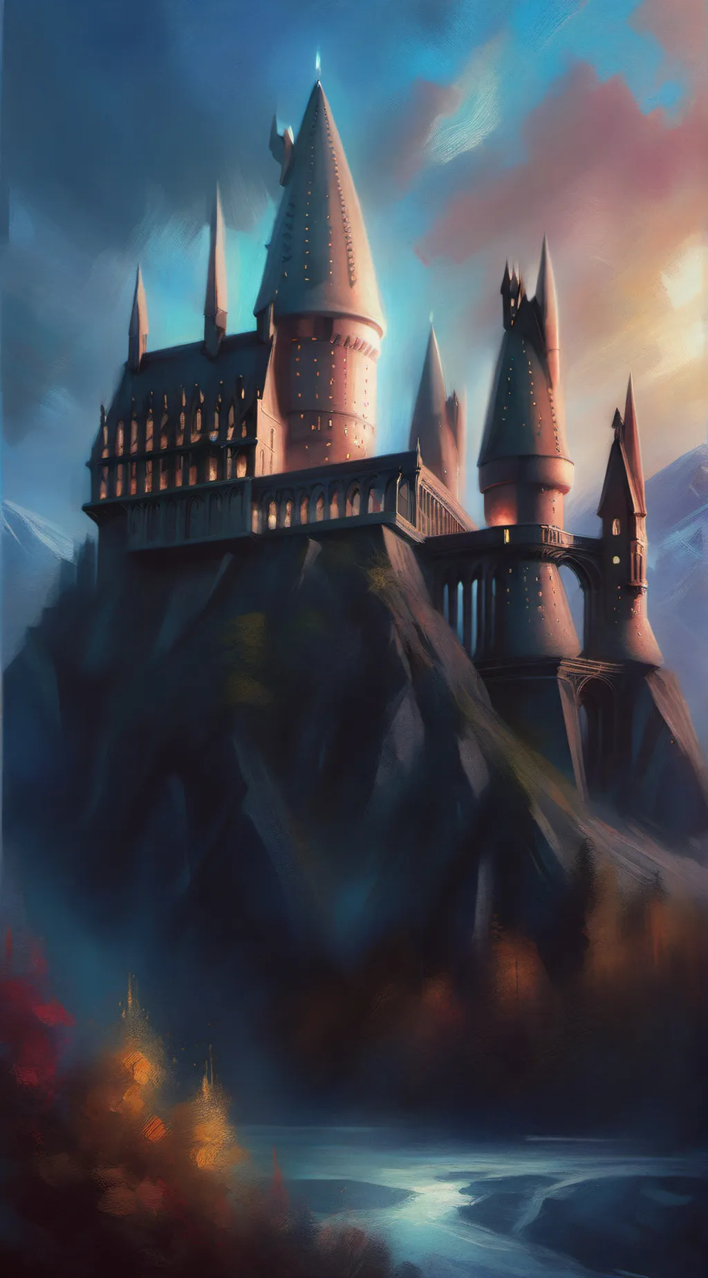 ai character: Hogwarts background