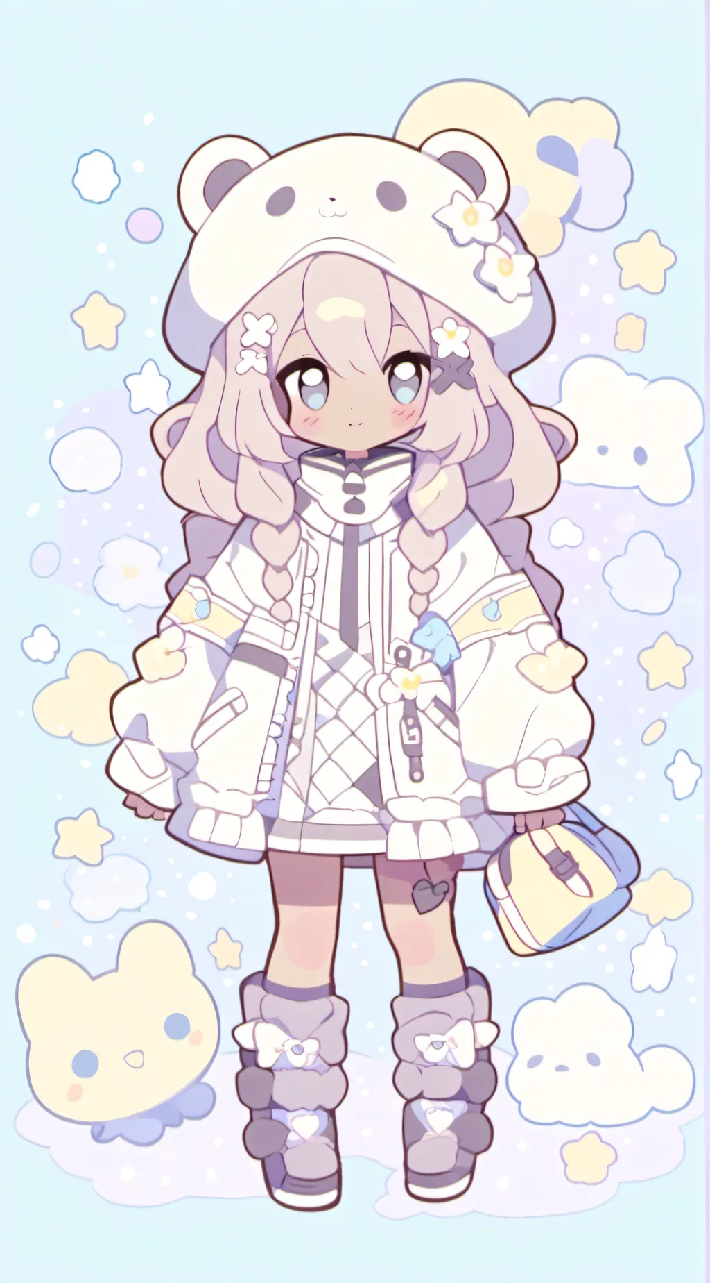 ai character: GOJO AND GETOOO background