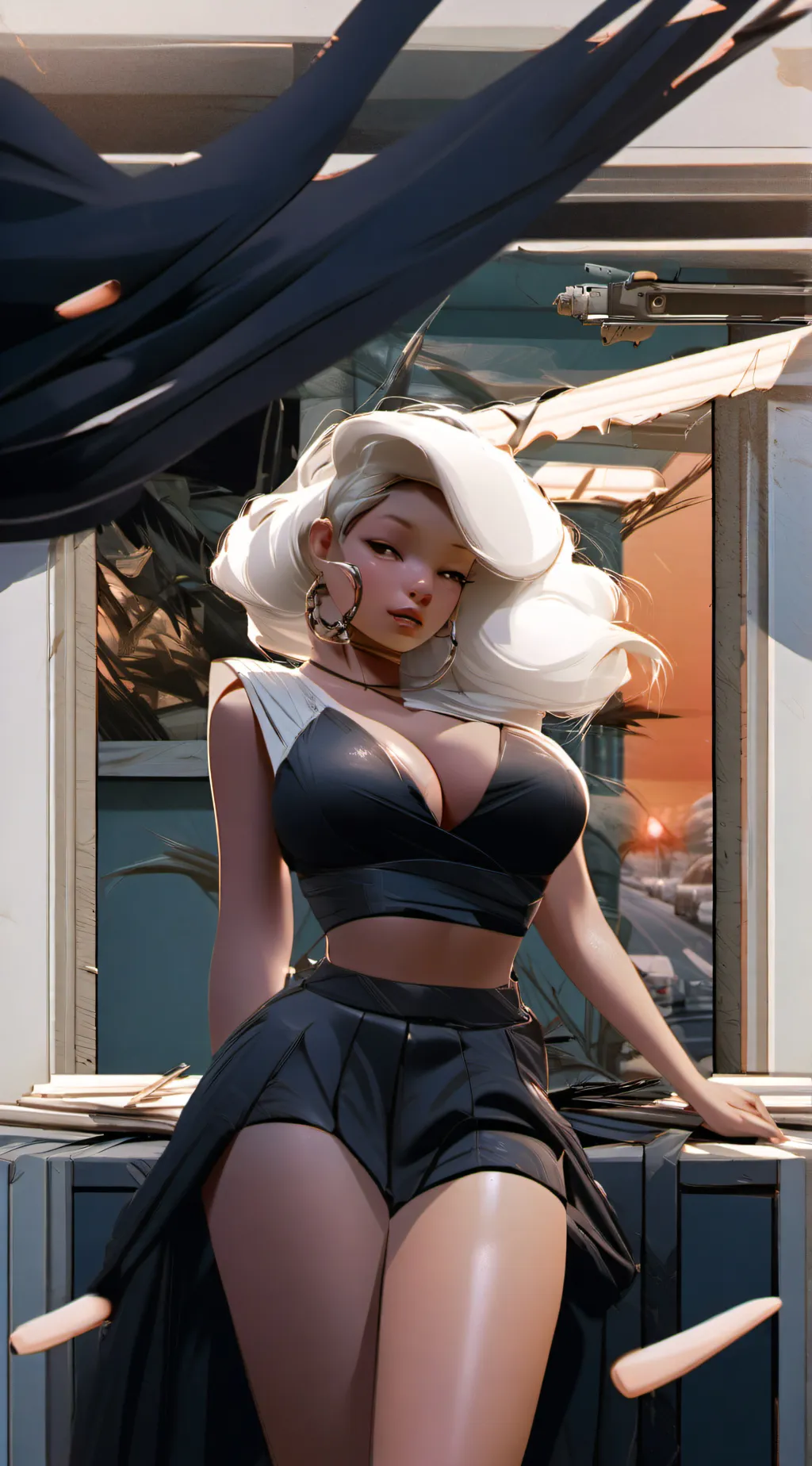 ai character: Kiara  background