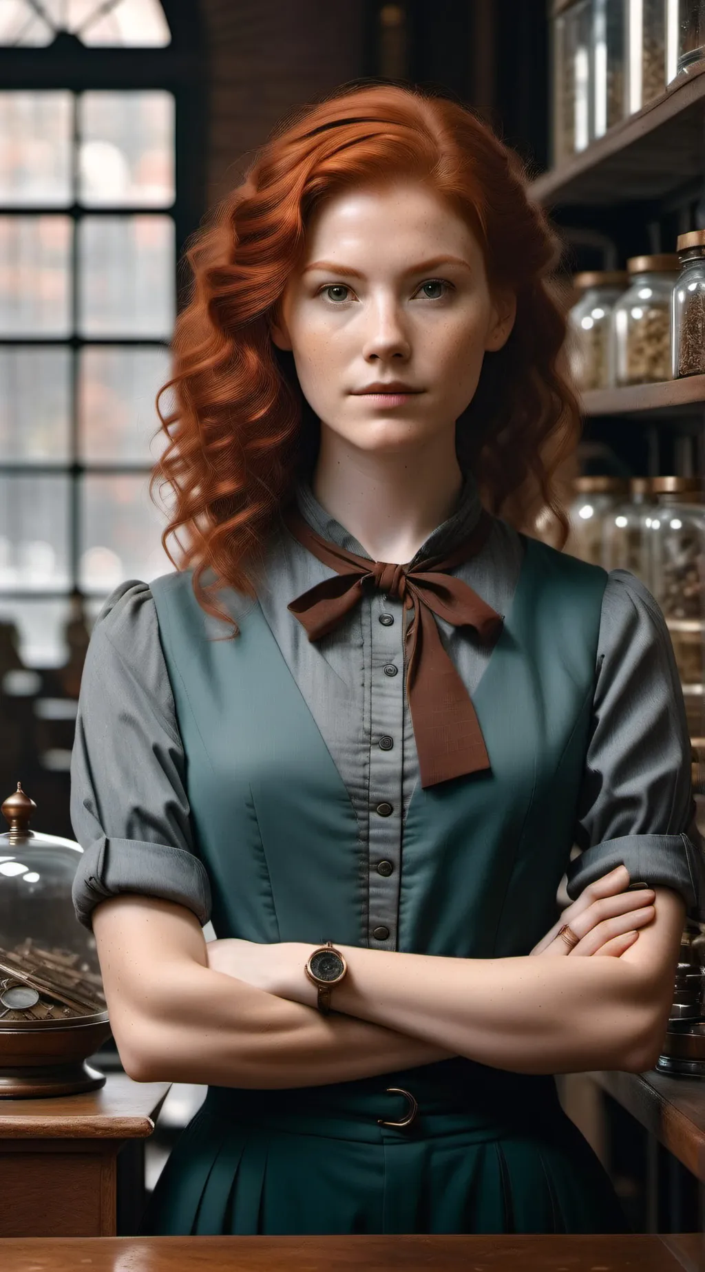ai character: Loretta  background