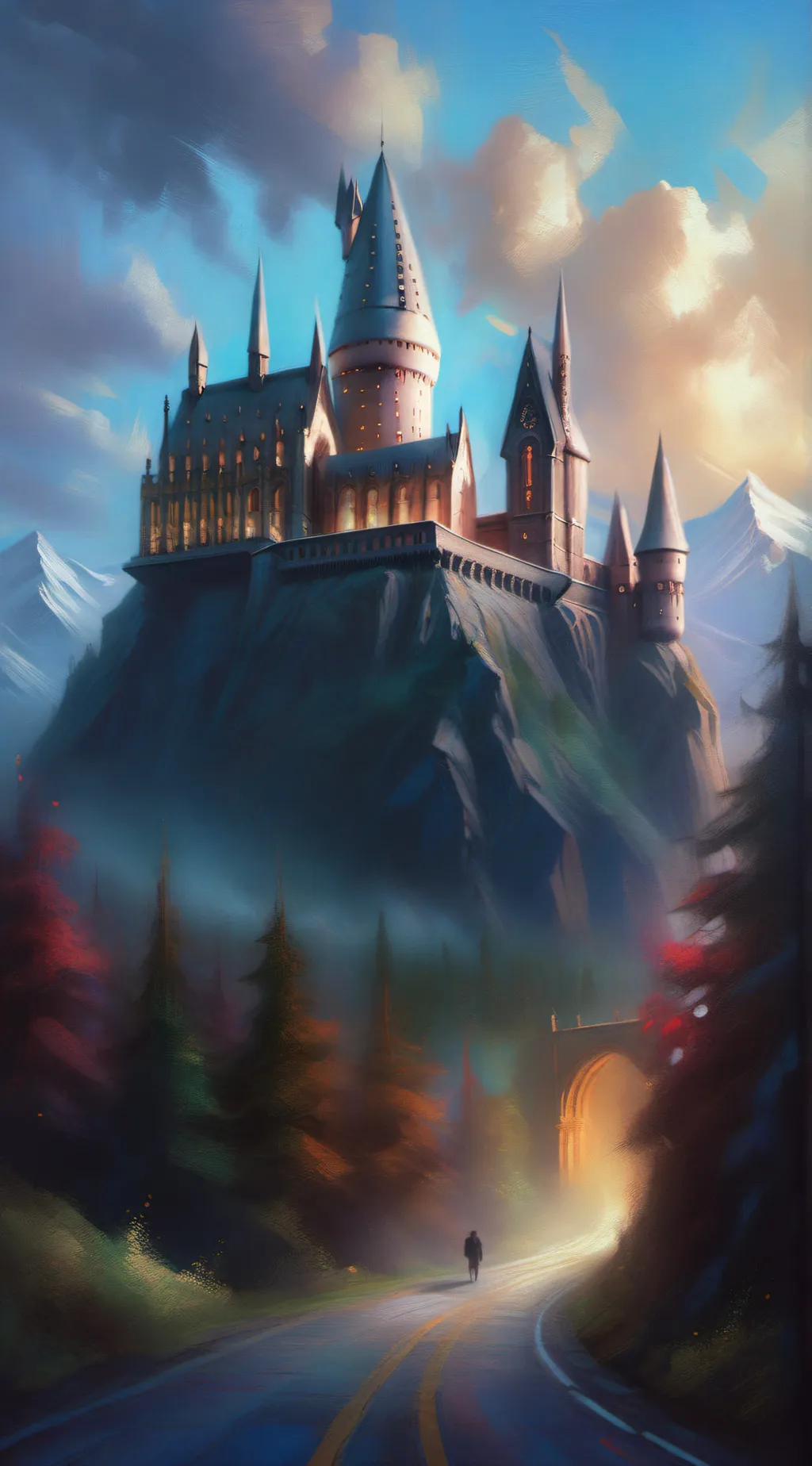 ai character: Hogwarts background