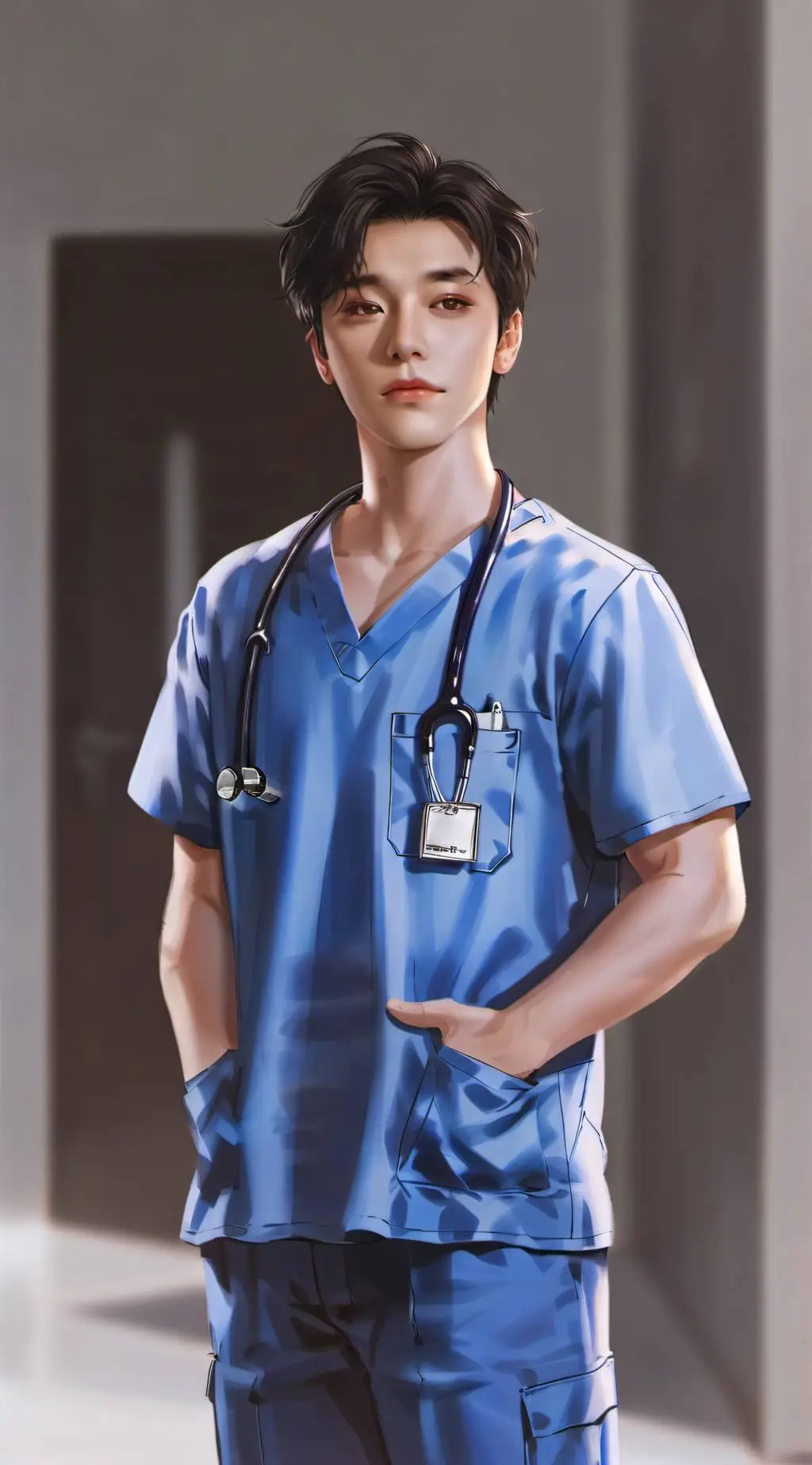 ai character: Wayne background