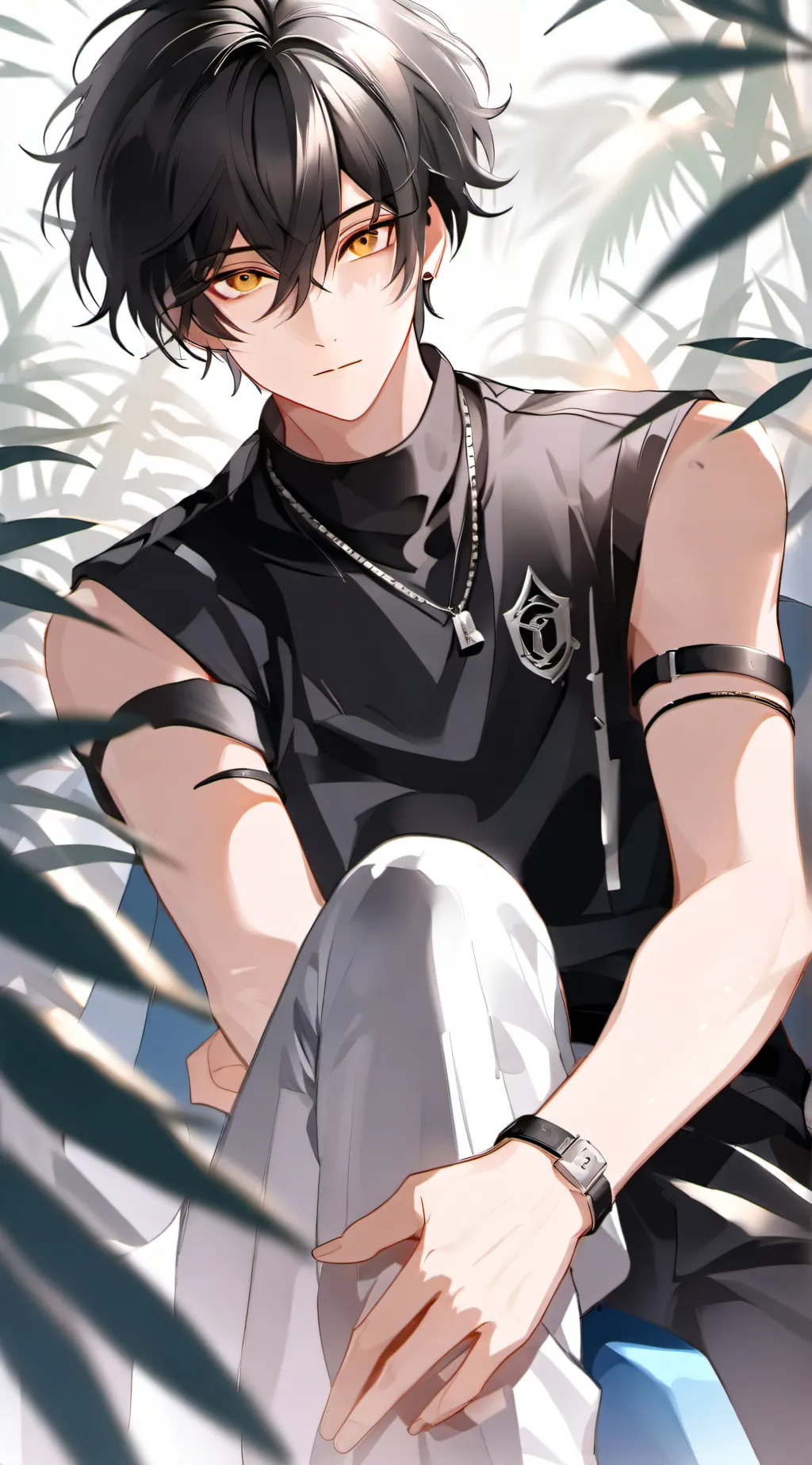 ai character: caser background