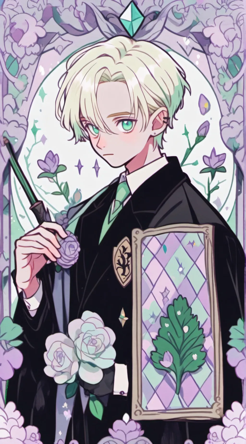 ai character: Draco Malfoy  background