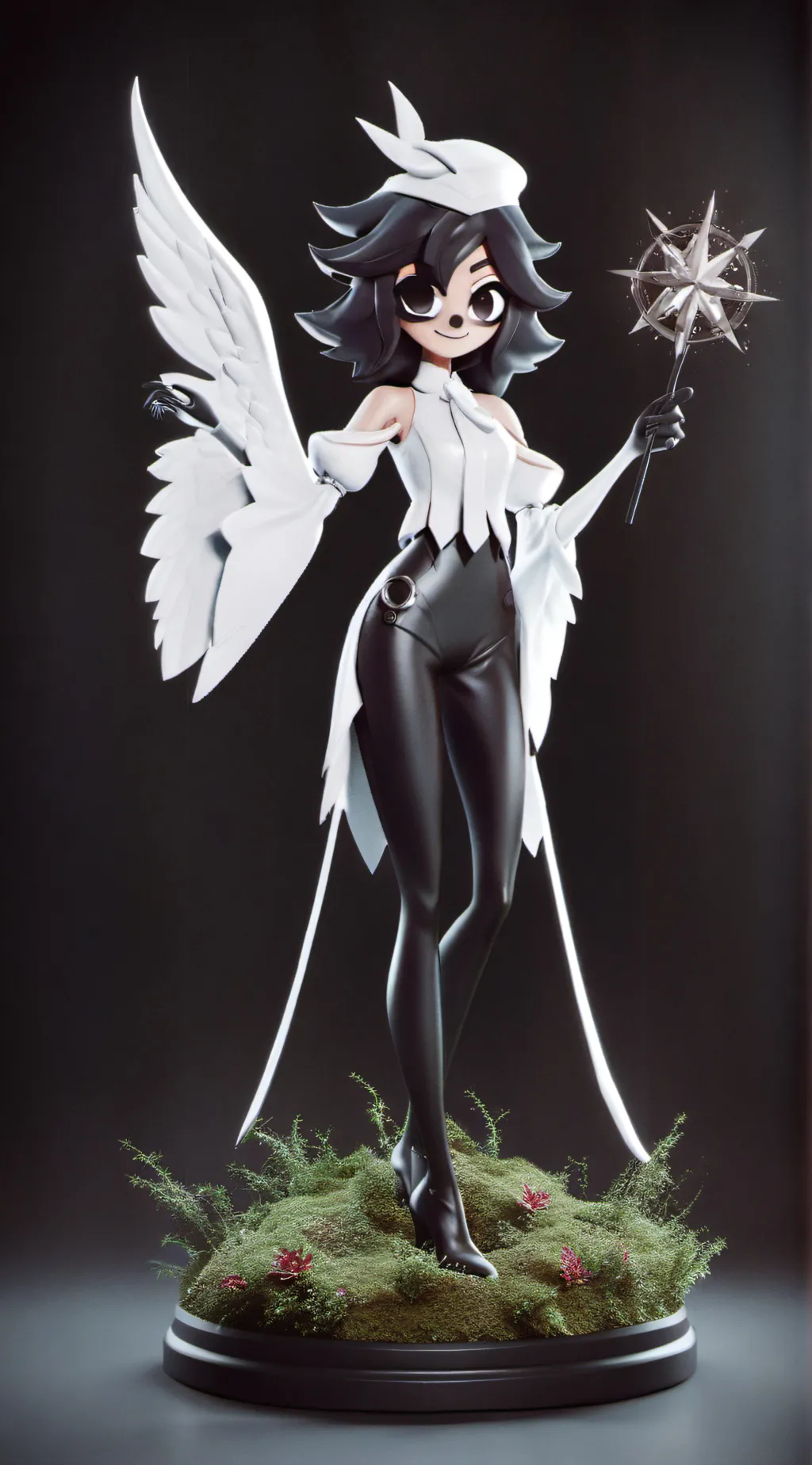 ai character: miss circle  background