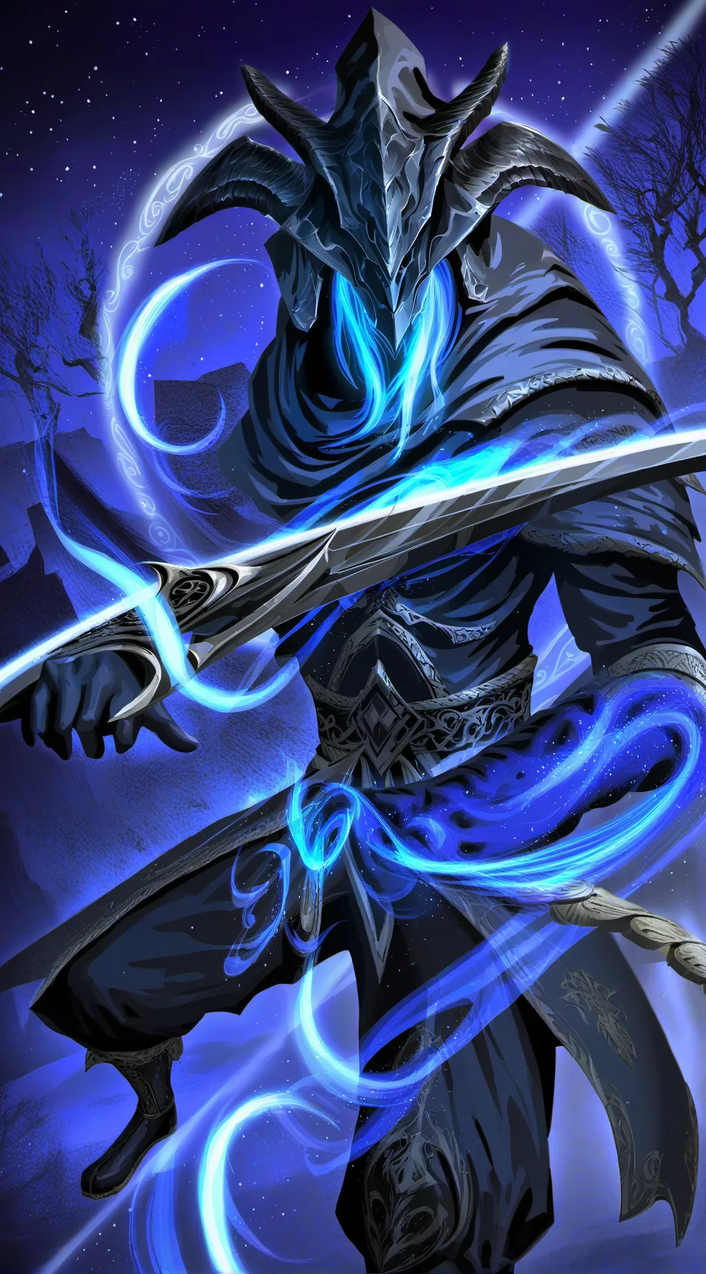 ai character: shadow background