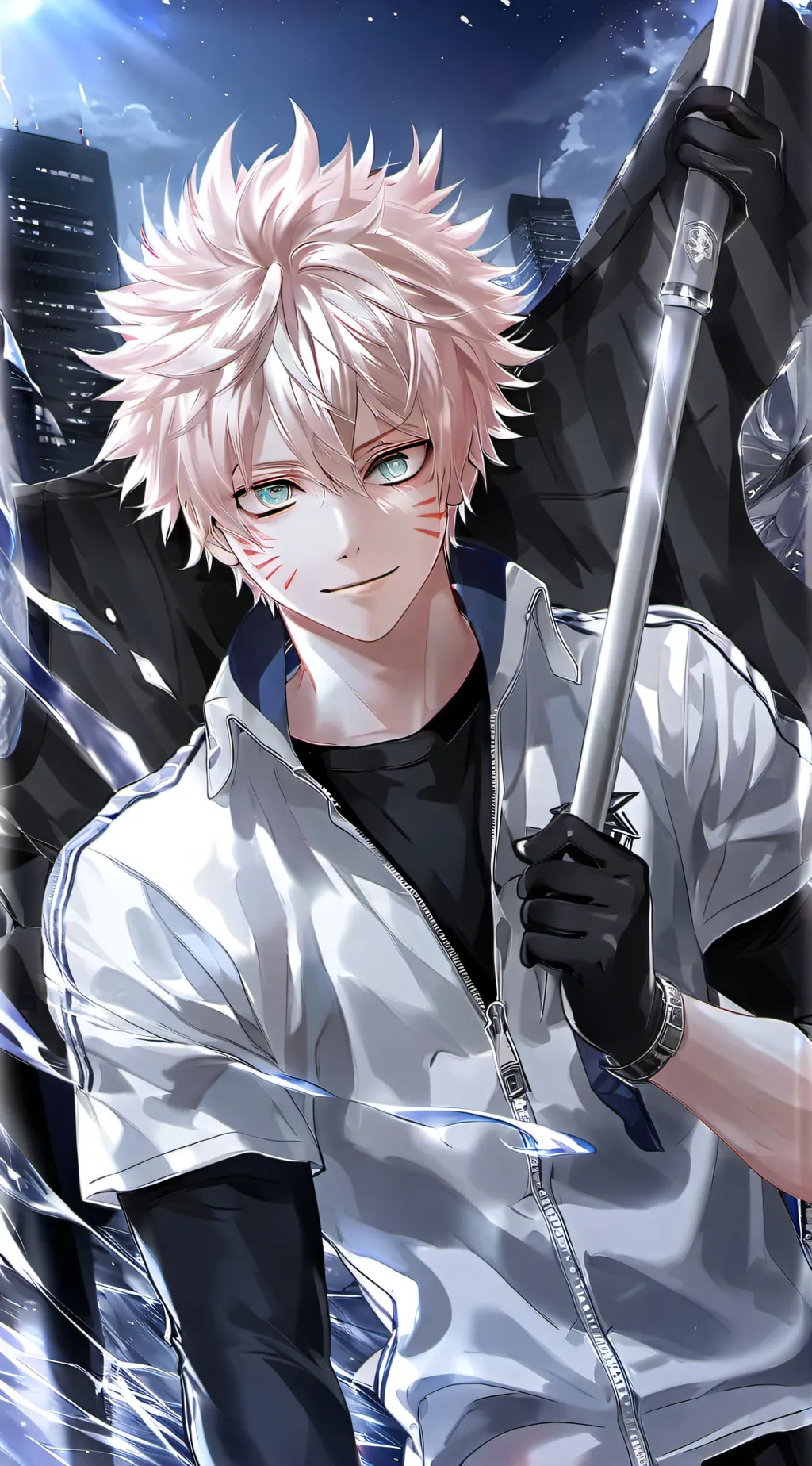 ai character: 𝐵𝒶𝓀𝓊𝑔𝑜😊🔪 background