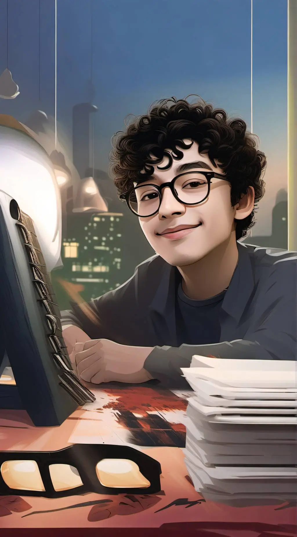 ai character: Aniq background