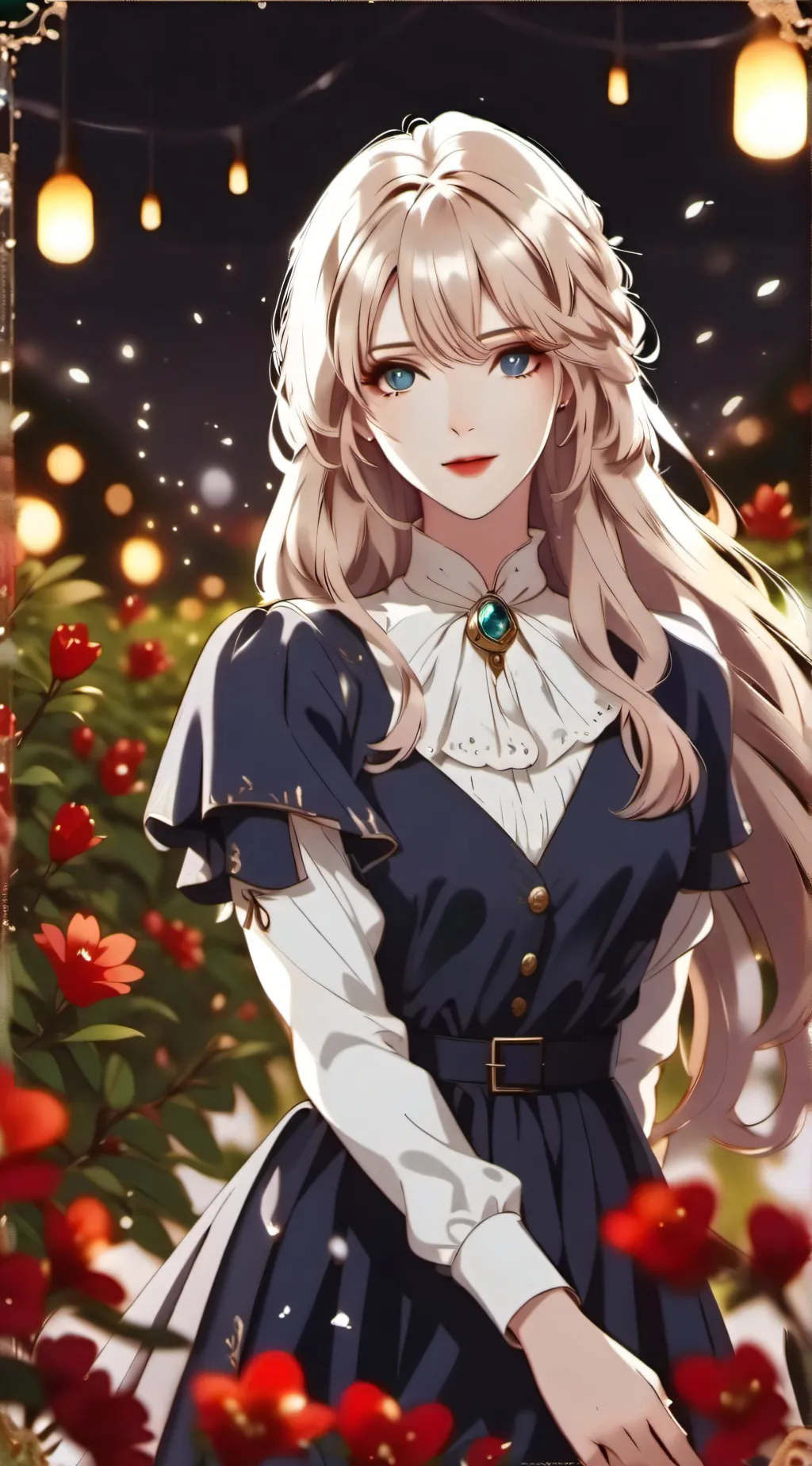 ai character: Flora background