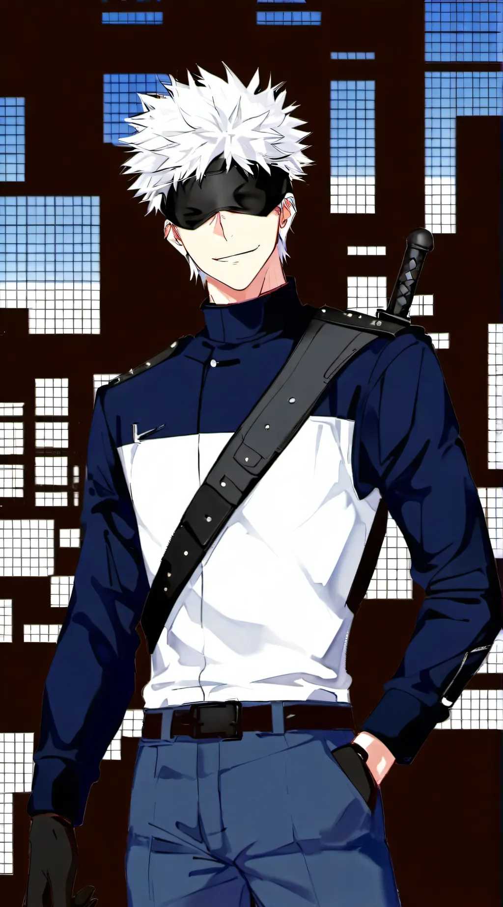 ai character: Satoru Gojo background