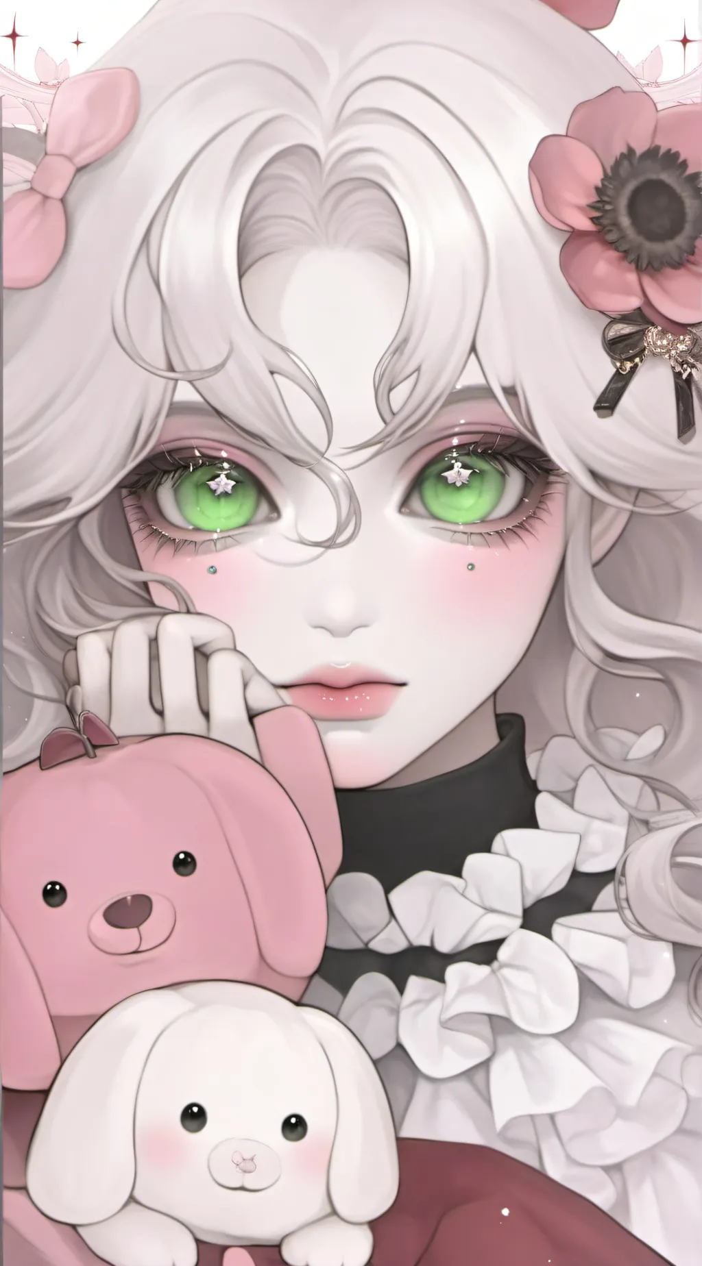ai character: Lucille  background