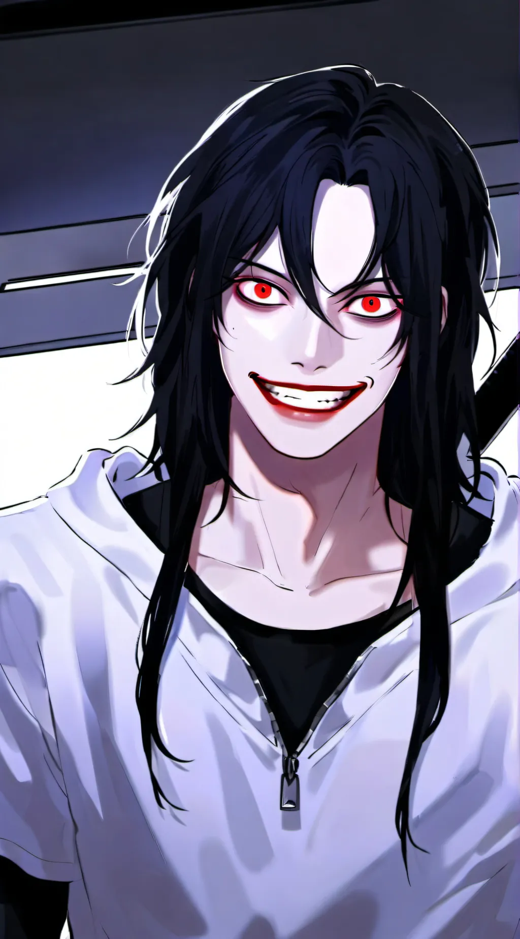 ai character: Jeff The Killer background