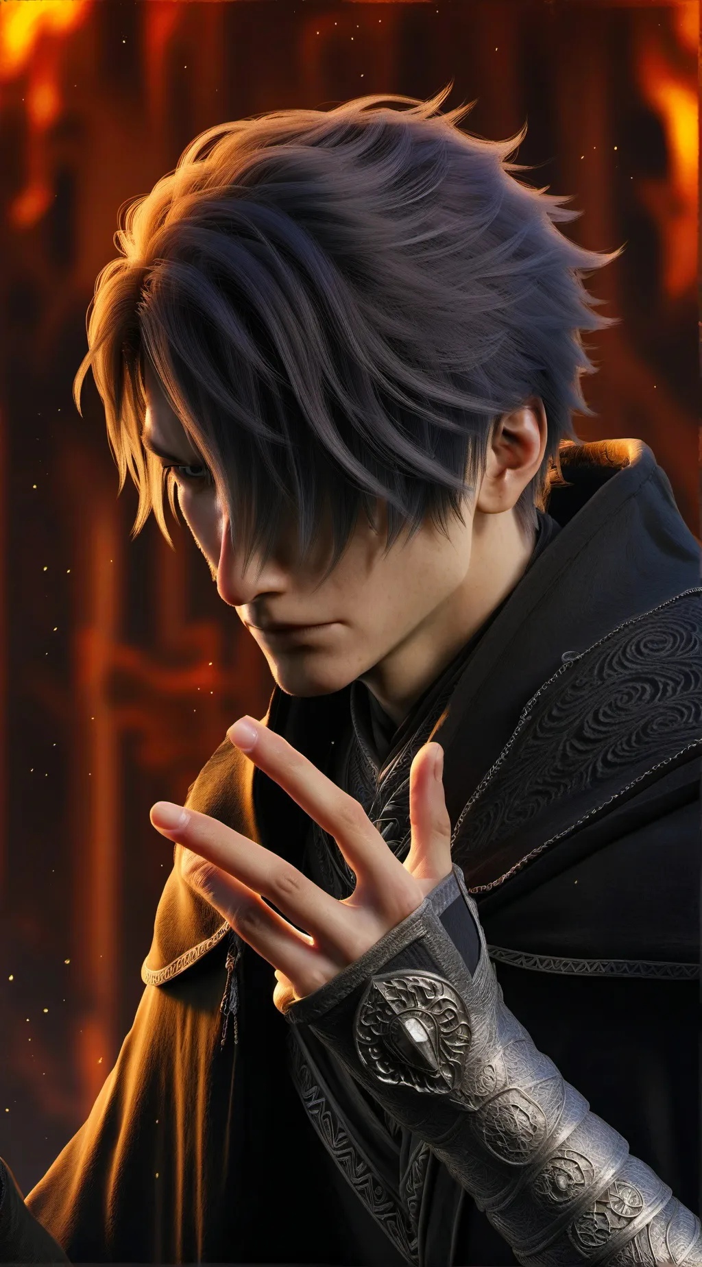 ai character: demon  background