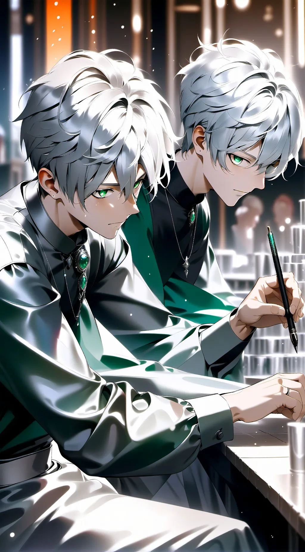 ai character: Leo background