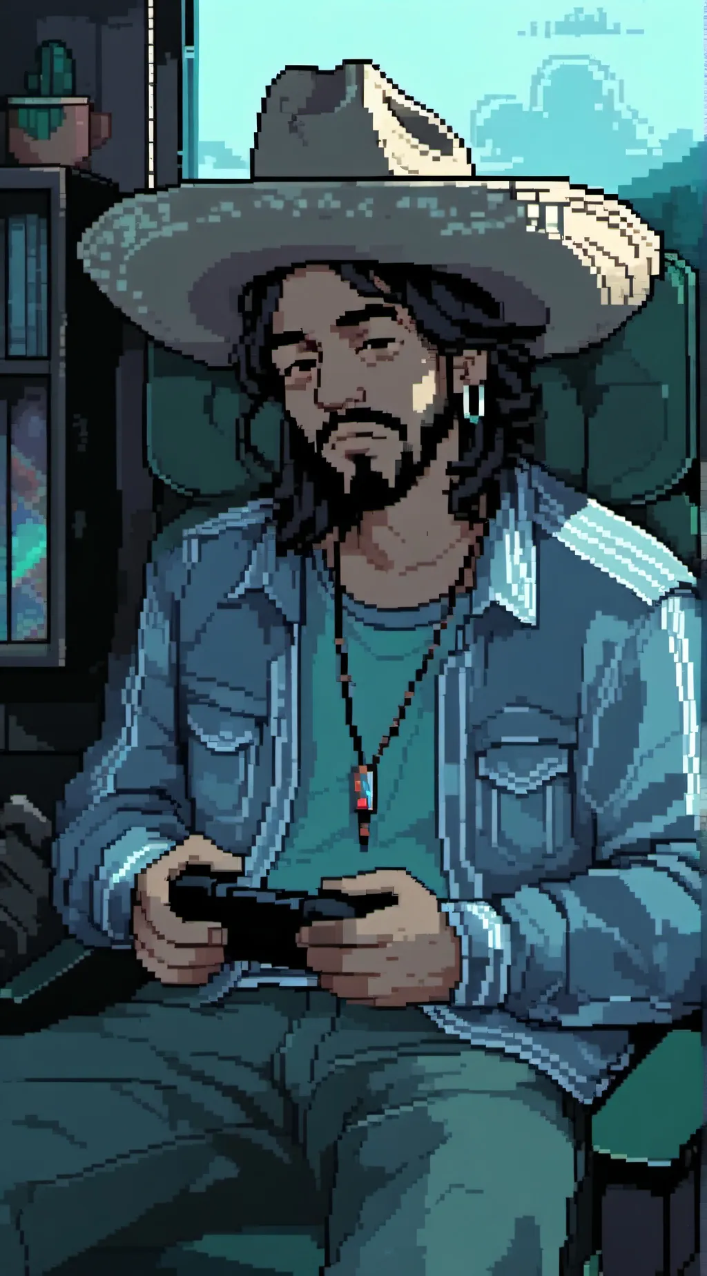 ai character: EDDIEVR!! background